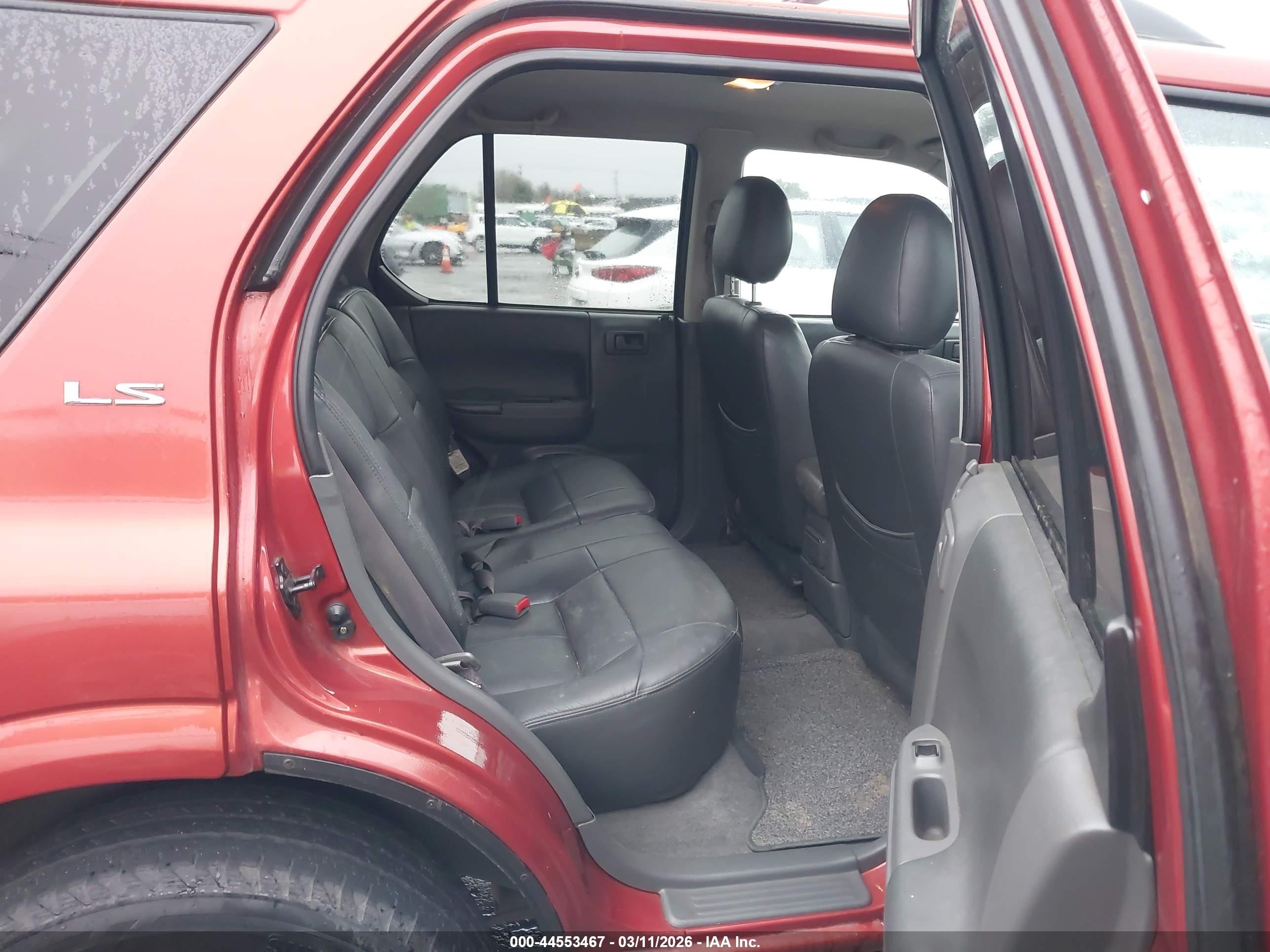 2001 Isuzu Rodeo Ls 3.2l/ls 3.2l V6/lse 3.2l V6/s/s 3.2l V6 Orange vin: 4S2DM58W514343574