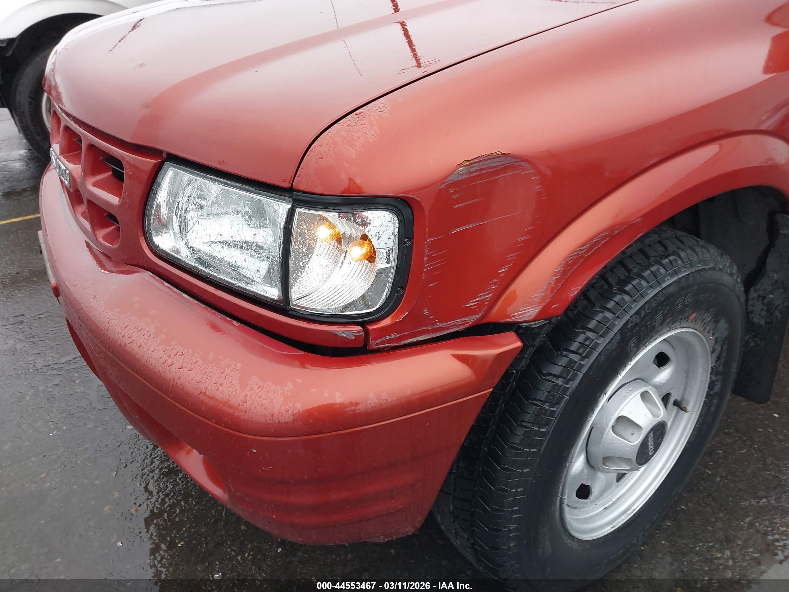 2001 Isuzu Rodeo Ls 3.2l/ls 3.2l V6/lse 3.2l V6/s/s 3.2l V6 Orange vin: 4S2DM58W514343574