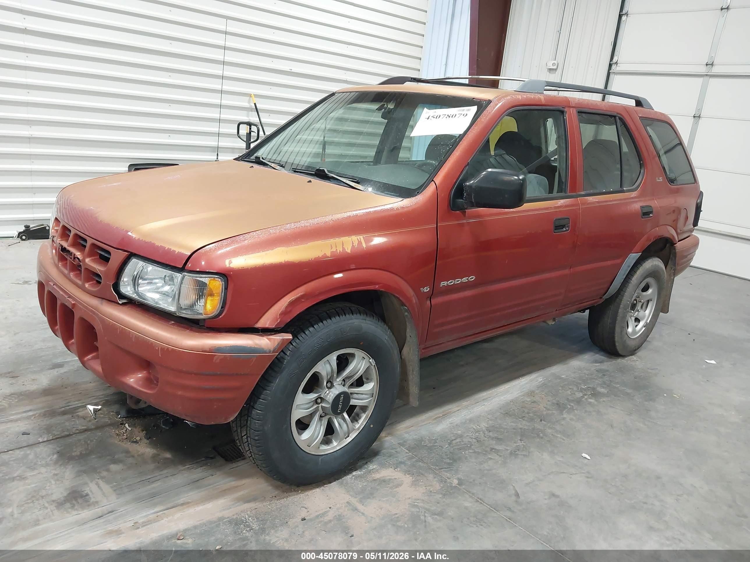 2000 Isuzu Rodeo Ls/lse/s Red vin: 4S2DM58W5Y4341981