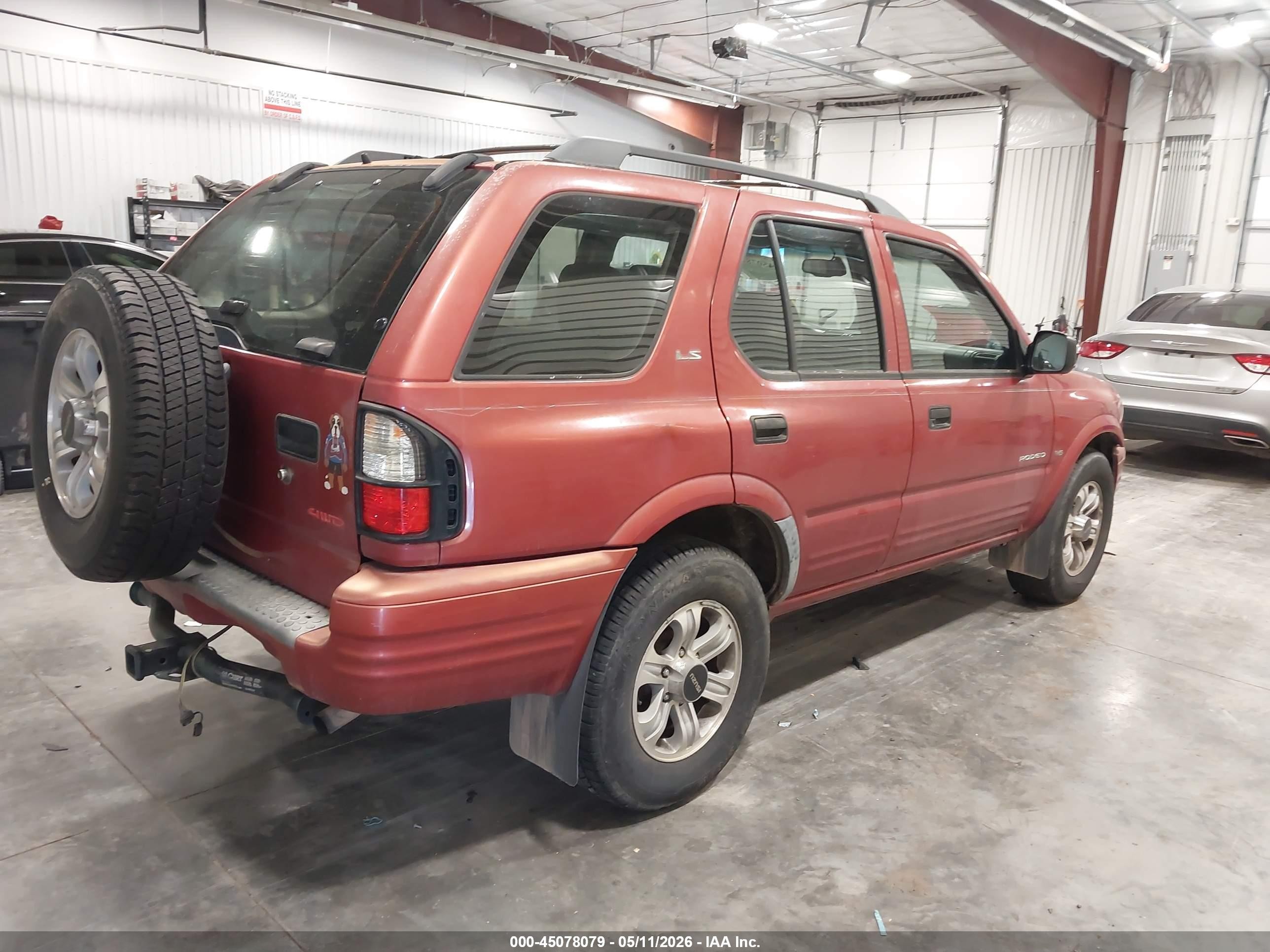 2000 Isuzu Rodeo Ls/lse/s Red vin: 4S2DM58W5Y4341981