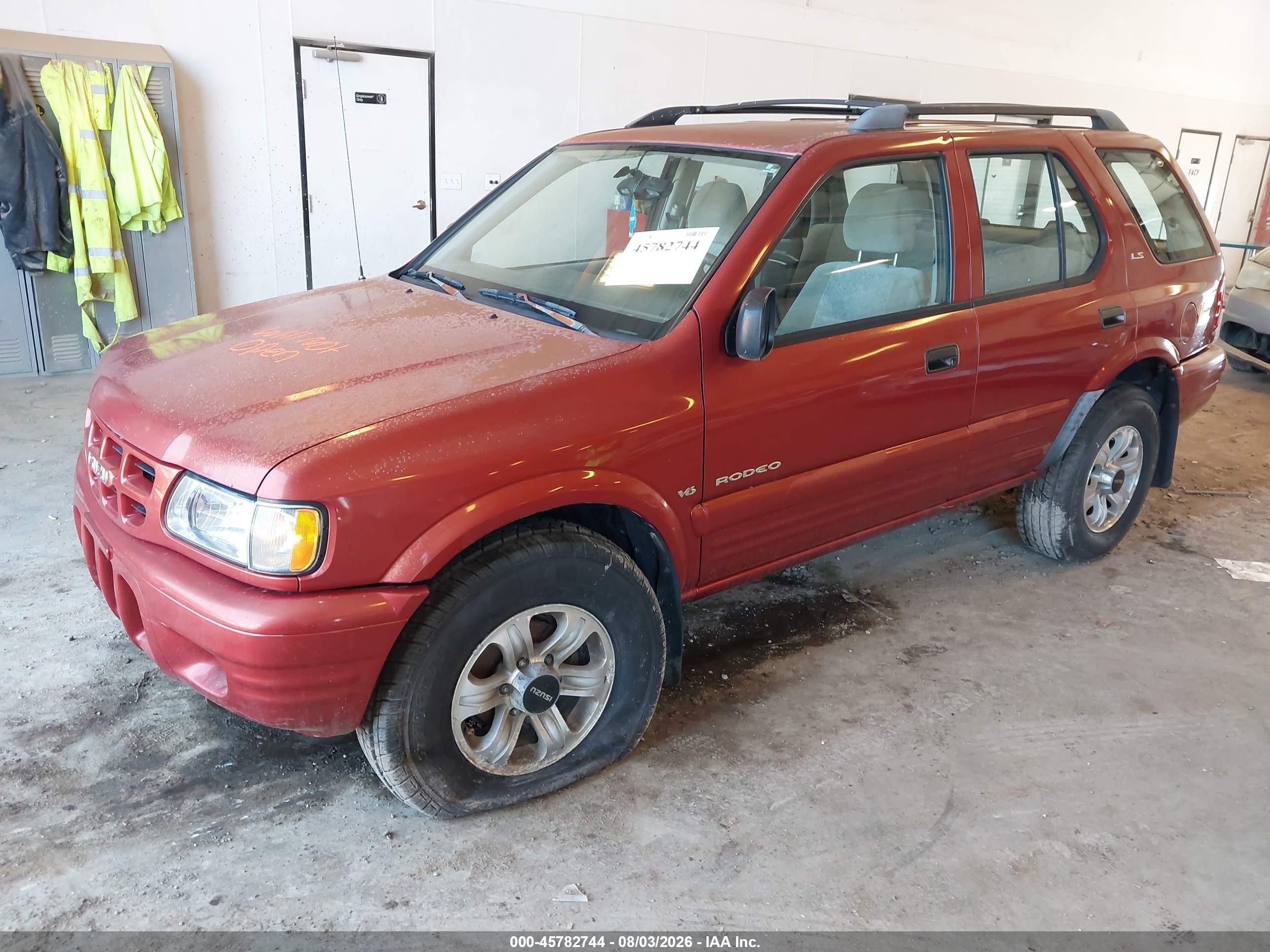 2000 Isuzu Rodeo Ls/lse/s Orange vin: 4S2DM58W5Y4347828
