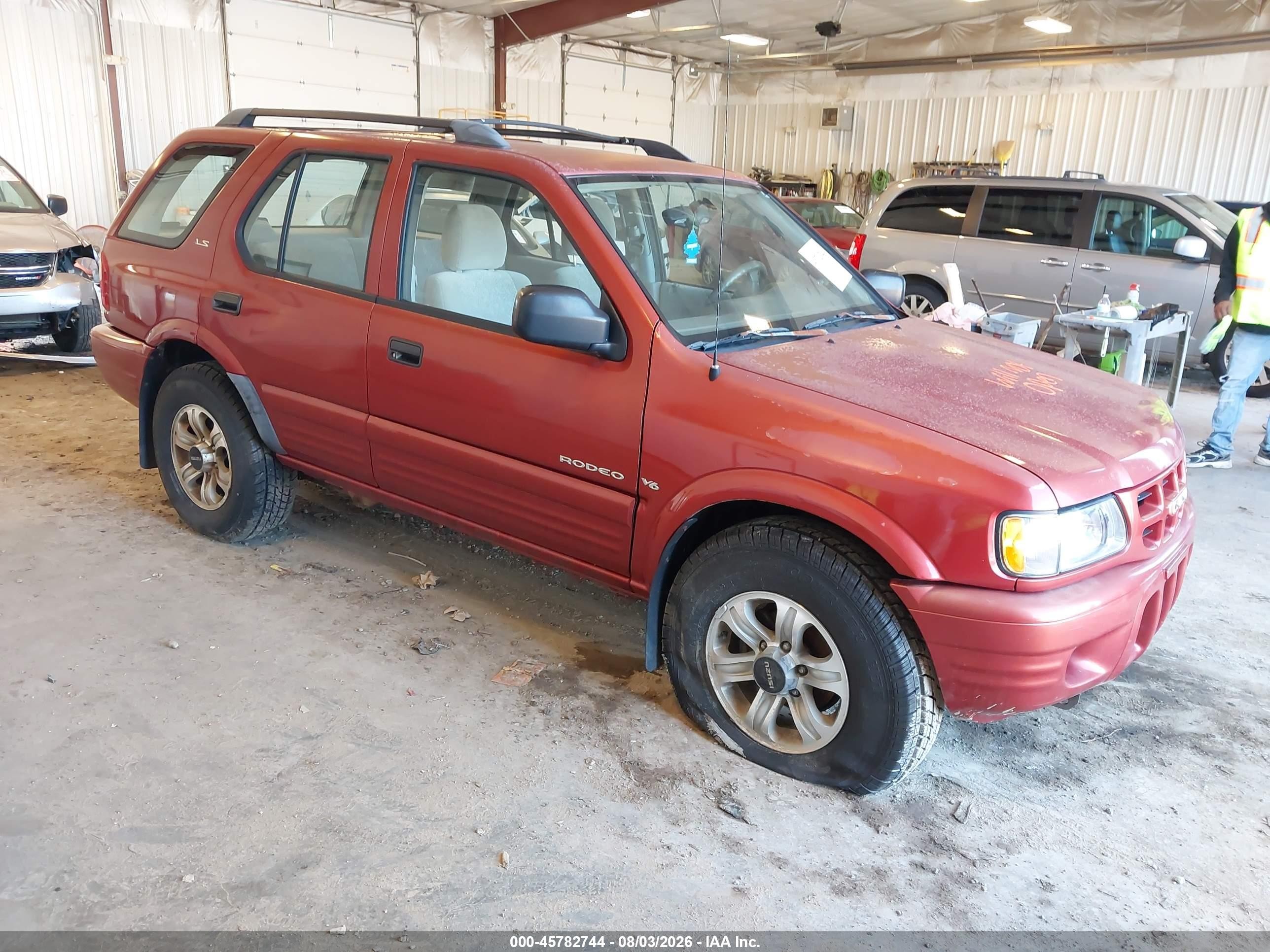 2000 Isuzu Rodeo Ls/lse/s Orange vin: 4S2DM58W5Y4347828