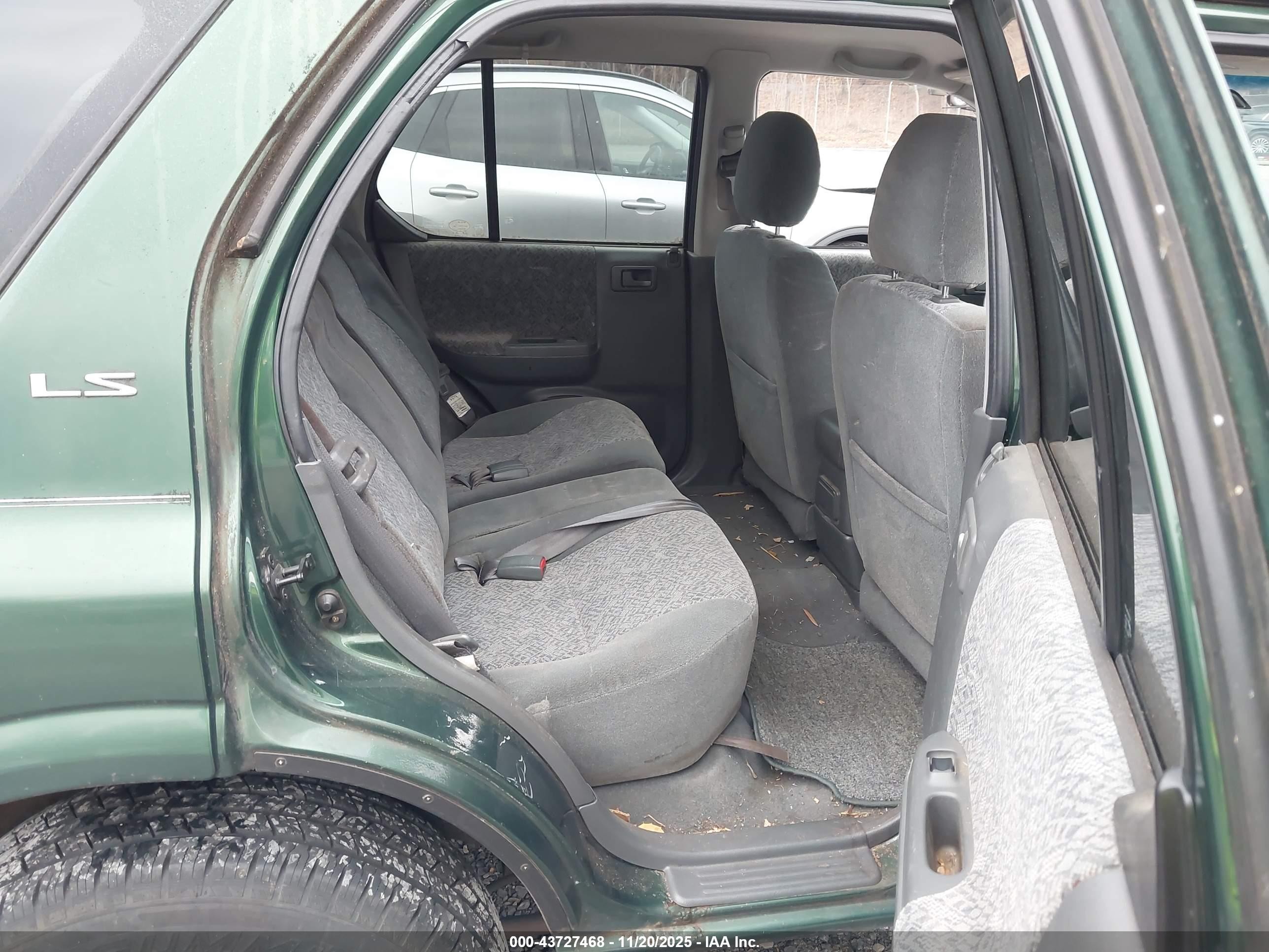 2001 Isuzu Rodeo Ls 3.2l/ls 3.2l V6/lse 3.2l V6/s/s 3.2l V6 Green vin: 4S2DM58W614303035
