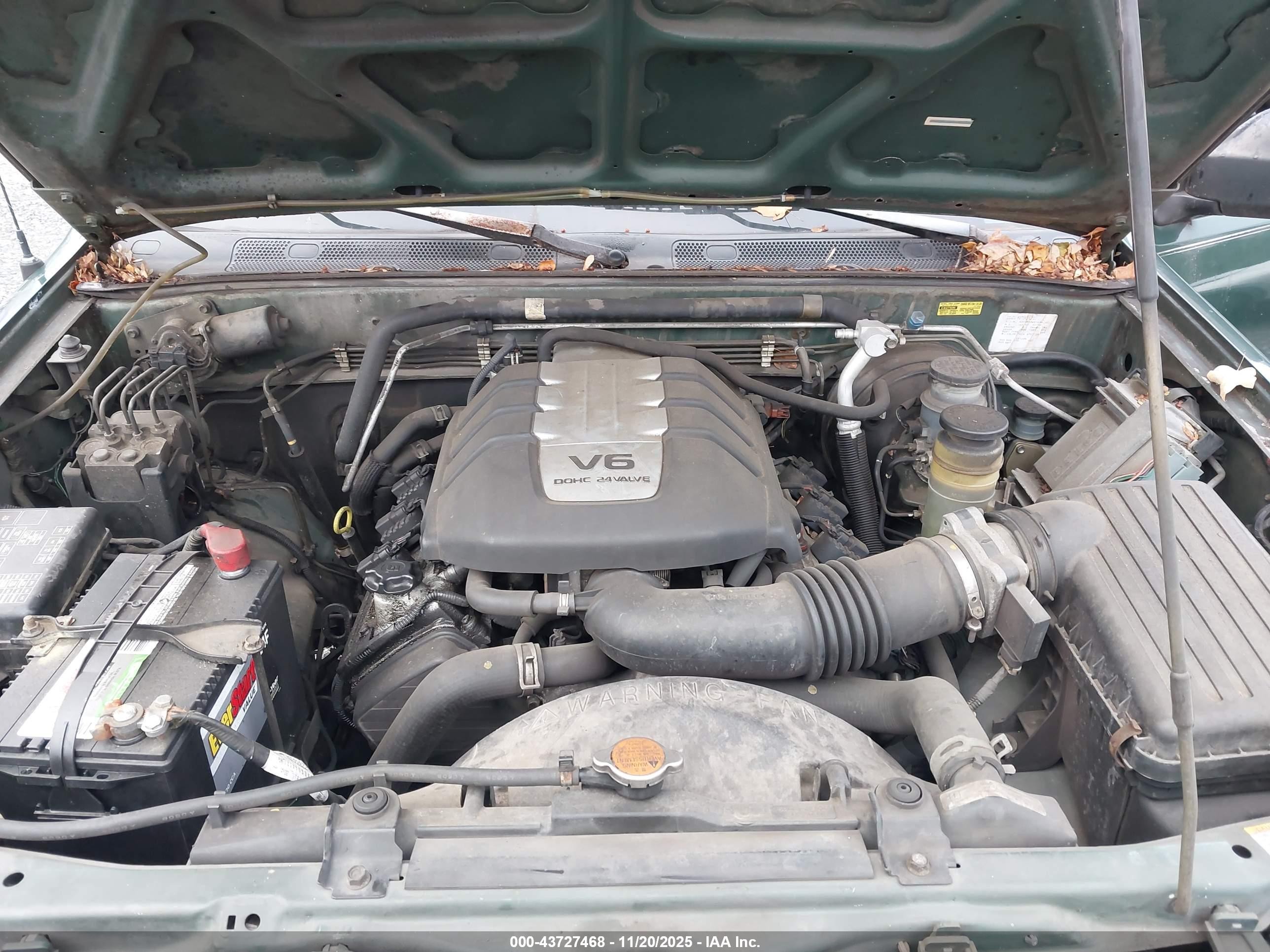 2001 Isuzu Rodeo Ls 3.2l/ls 3.2l V6/lse 3.2l V6/s/s 3.2l V6 Green vin: 4S2DM58W614303035
