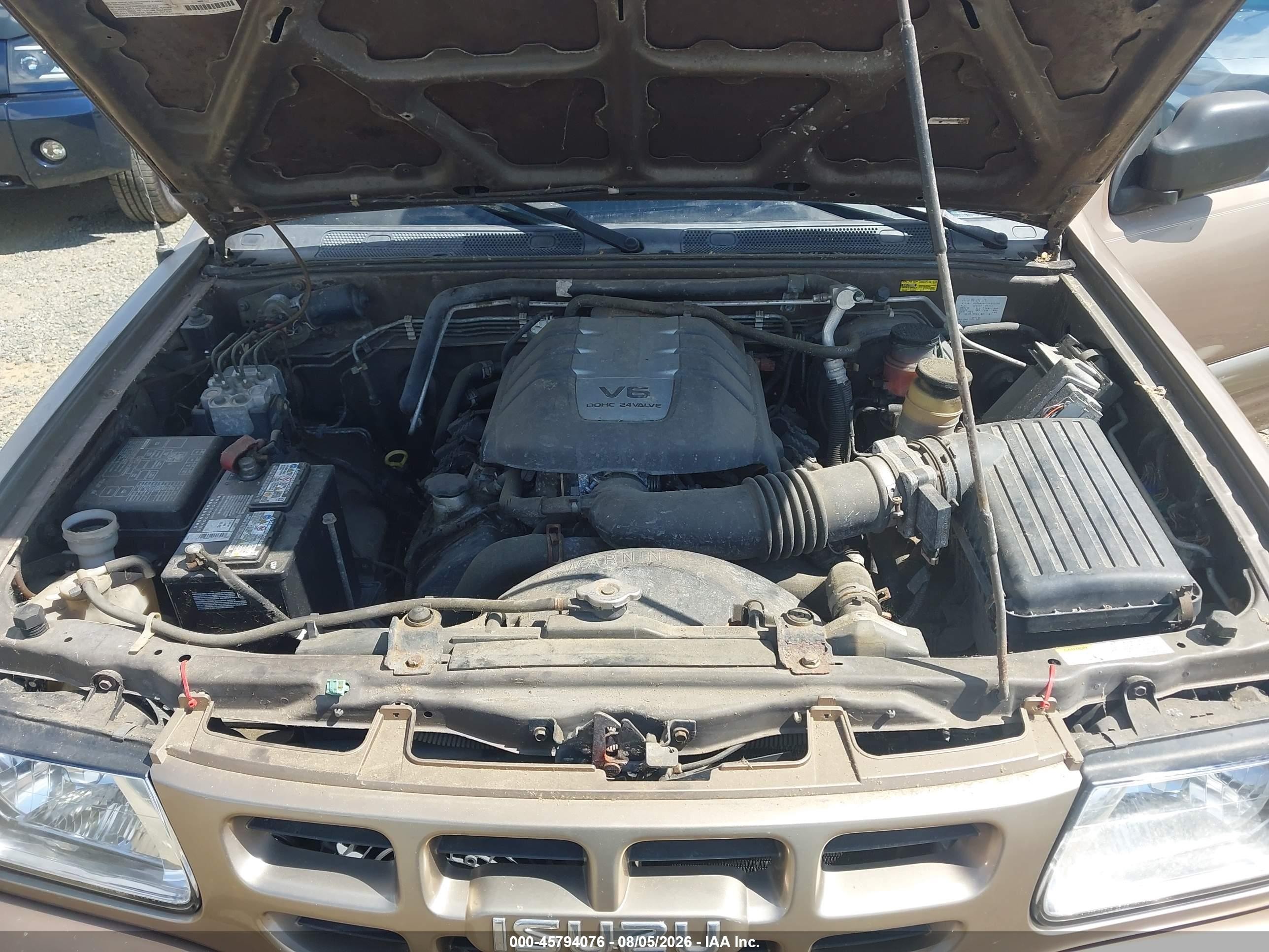 2000 Isuzu Rodeo Ls/lse/s Beige vin: 4S2DM58W7Y4300378