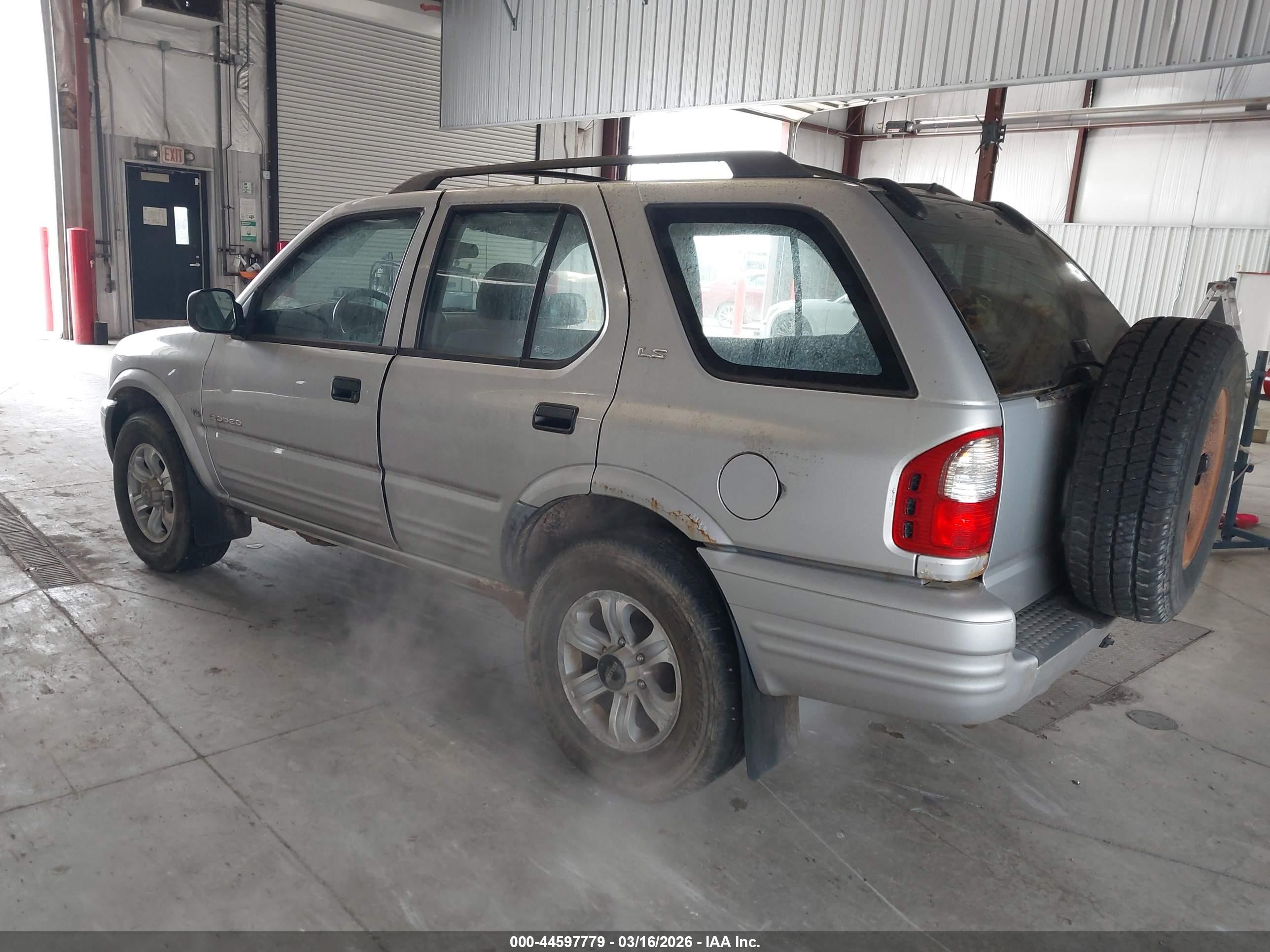 2000 Isuzu Rodeo Ls/lse/s Silver vin: 4S2DM58W8Y4325323