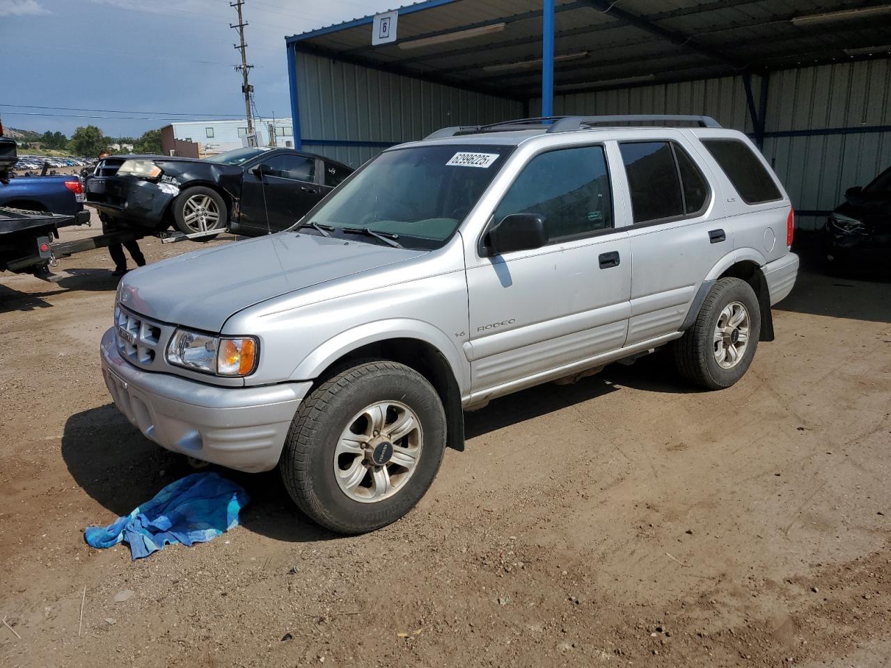 2001 Isuzu Rodeo S Silver vin: 4S2DM58W914314305