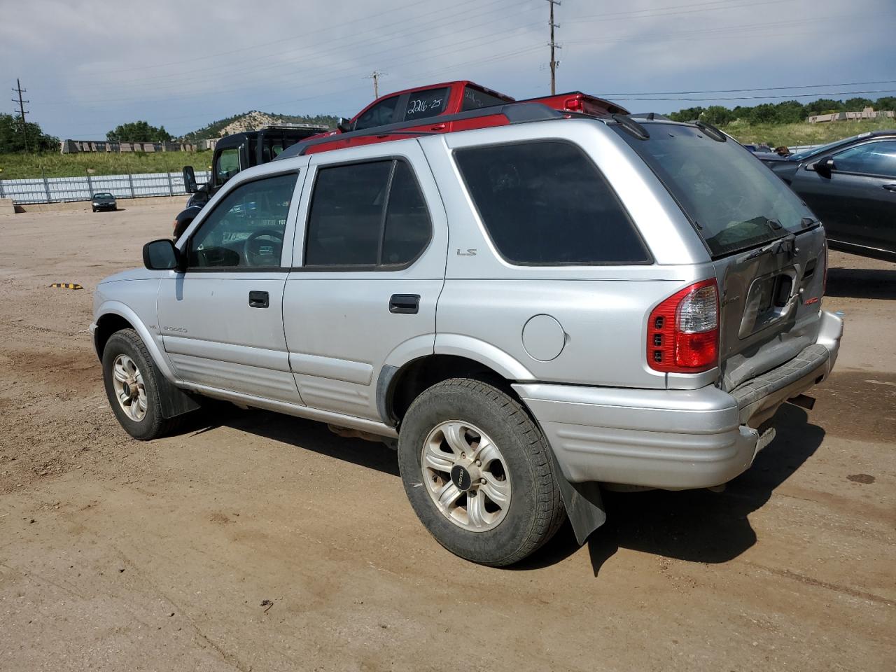 2001 Isuzu Rodeo S Silver vin: 4S2DM58W914314305
