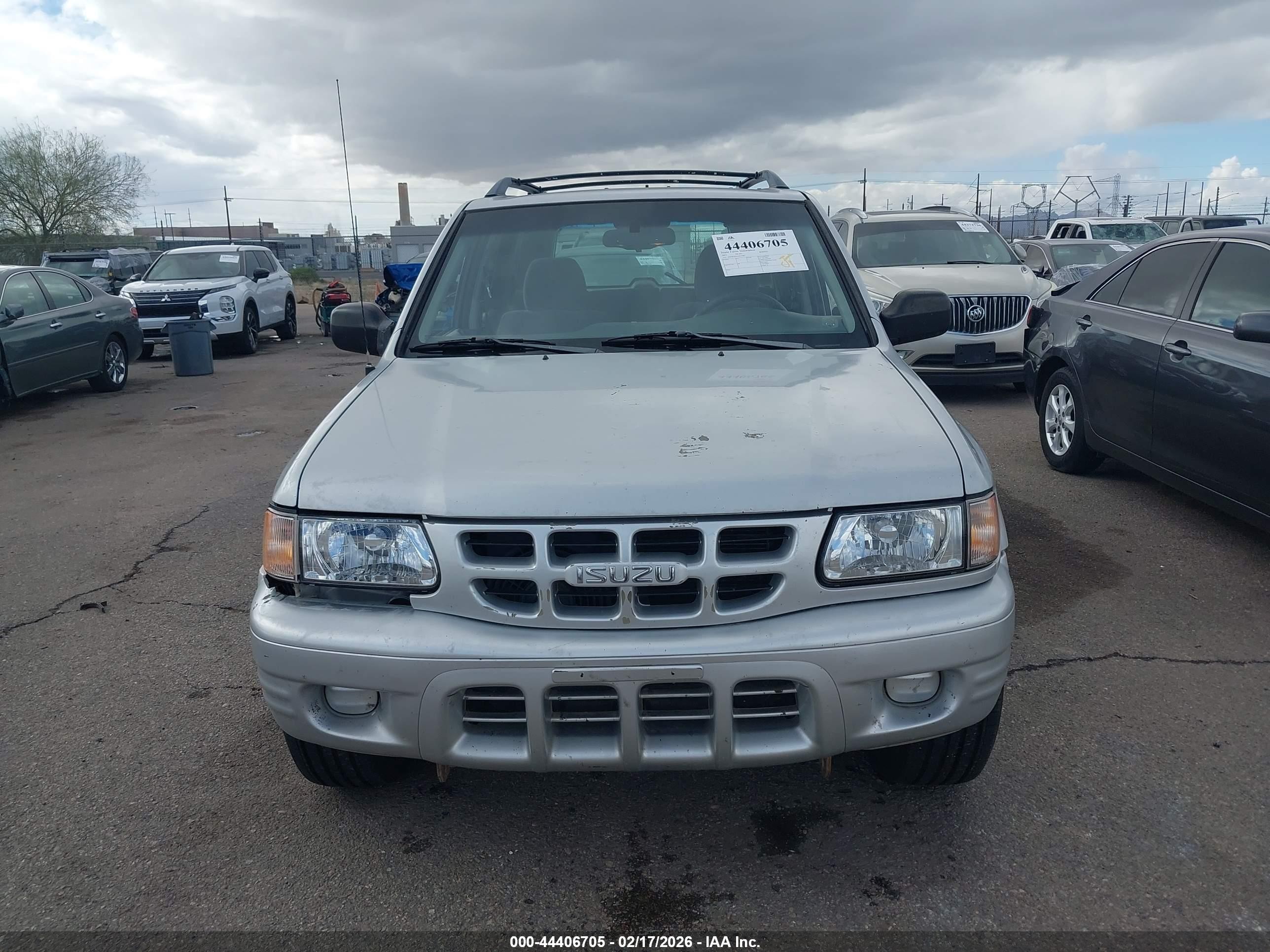 2001 Isuzu Rodeo Ls 3.2l/ls 3.2l V6/lse 3.2l V6/s/s 3.2l V6 Silver vin: 4S2DM58W914321884