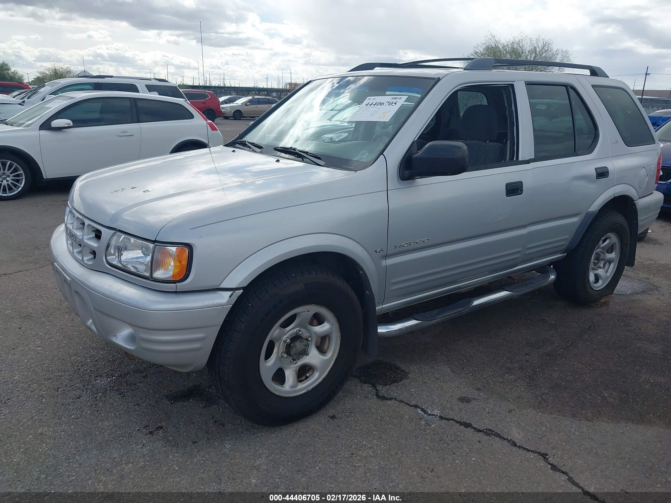 2001 Isuzu Rodeo Ls 3.2l/ls 3.2l V6/lse 3.2l V6/s/s 3.2l V6 Silver vin: 4S2DM58W914321884
