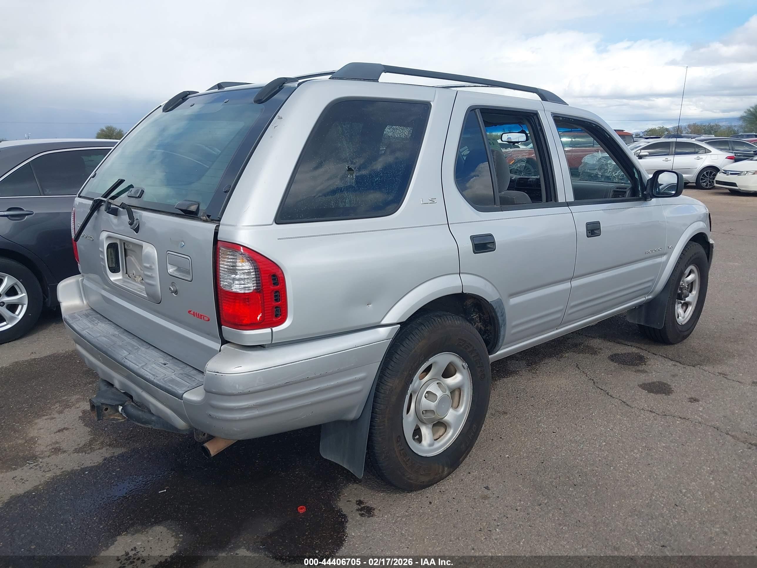 2001 Isuzu Rodeo Ls 3.2l/ls 3.2l V6/lse 3.2l V6/s/s 3.2l V6 Silver vin: 4S2DM58W914321884