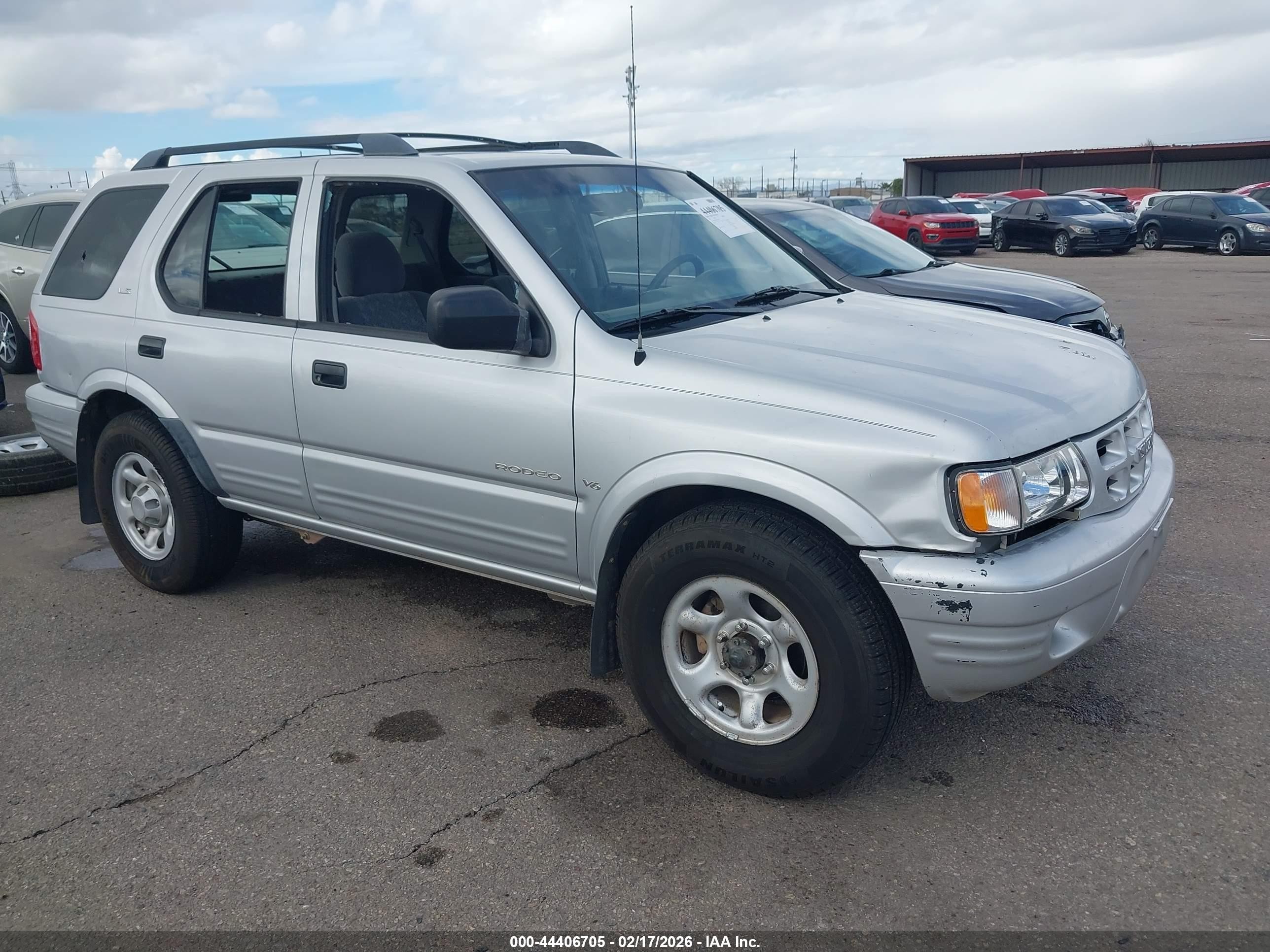 2001 Isuzu Rodeo Ls 3.2l/ls 3.2l V6/lse 3.2l V6/s/s 3.2l V6 Silver vin: 4S2DM58W914321884
