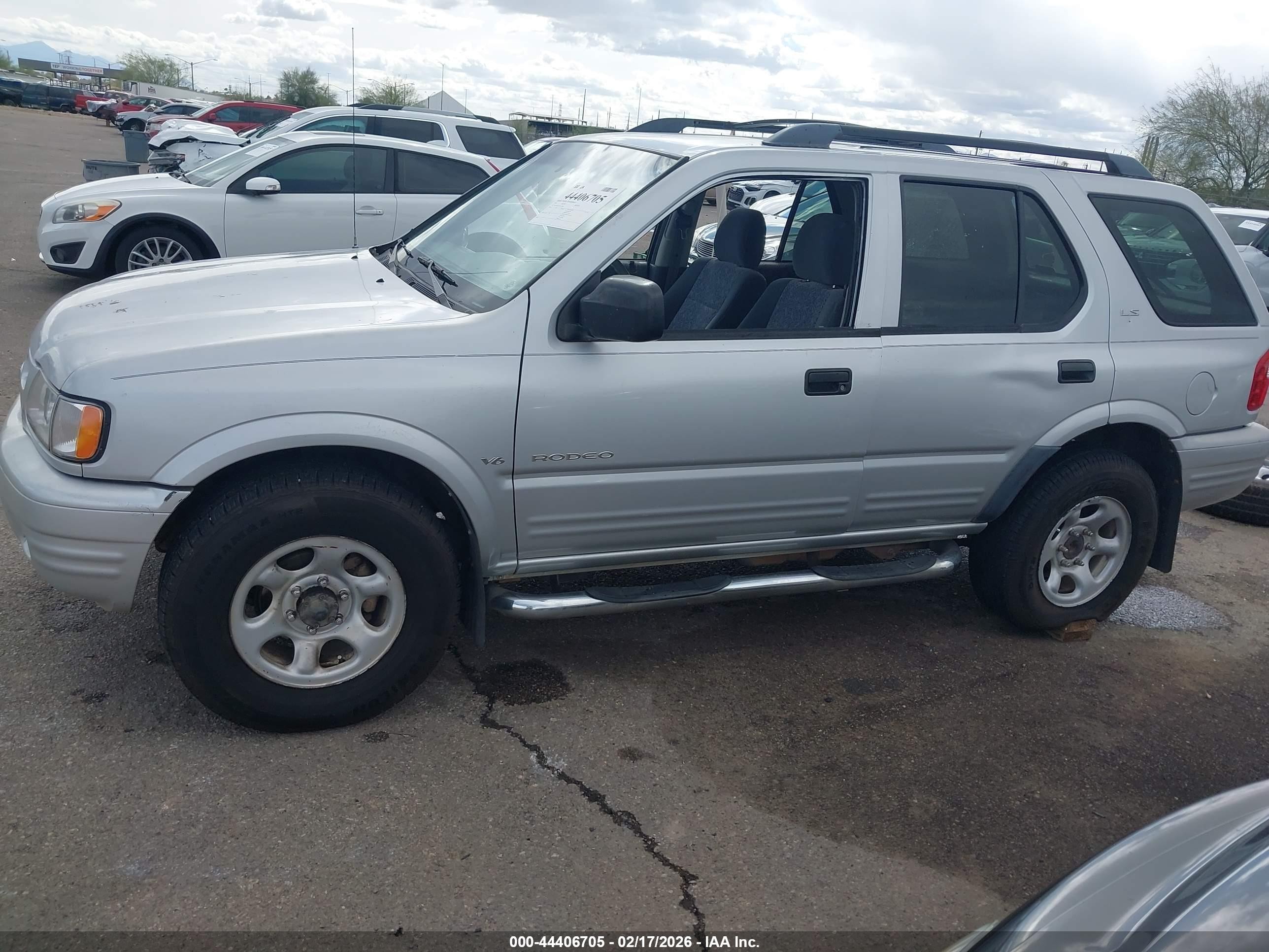 2001 Isuzu Rodeo Ls 3.2l/ls 3.2l V6/lse 3.2l V6/s/s 3.2l V6 Silver vin: 4S2DM58W914321884