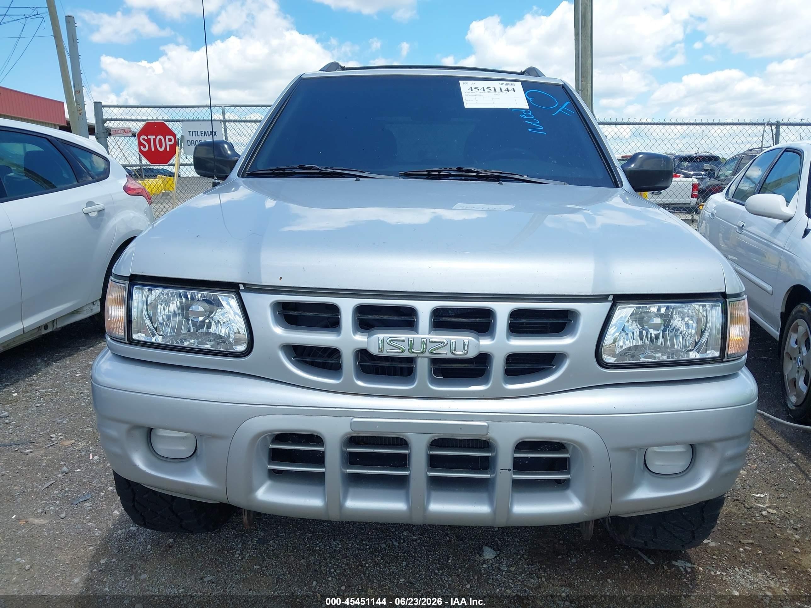 2001 Isuzu Rodeo Ls 3.2l/ls 3.2l V6/lse 3.2l V6/s/s 3.2l V6 Черный vin: 4S2DM58W914342654