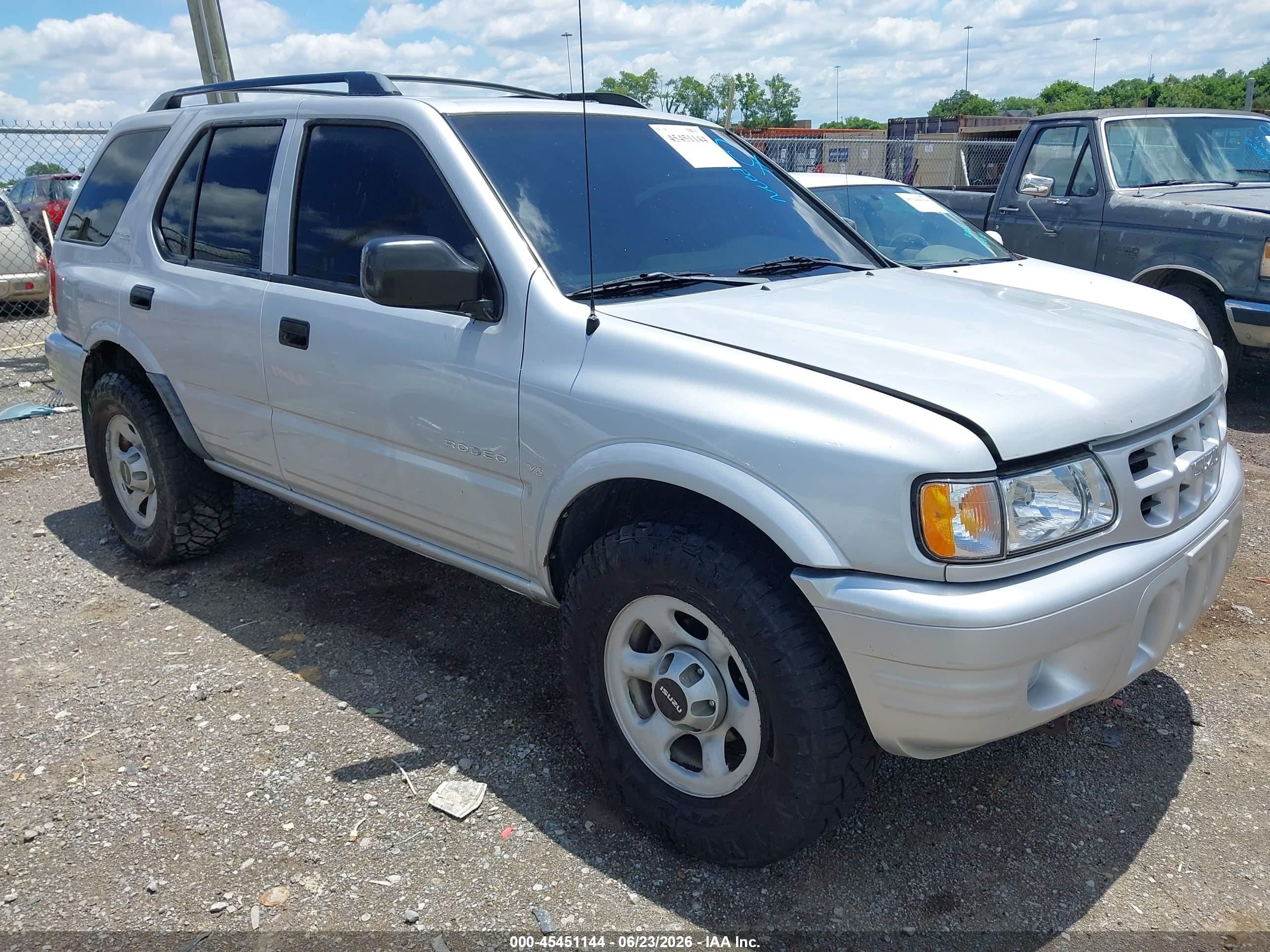 2001 Isuzu Rodeo Ls 3.2l/ls 3.2l V6/lse 3.2l V6/s/s 3.2l V6 Черный vin: 4S2DM58W914342654