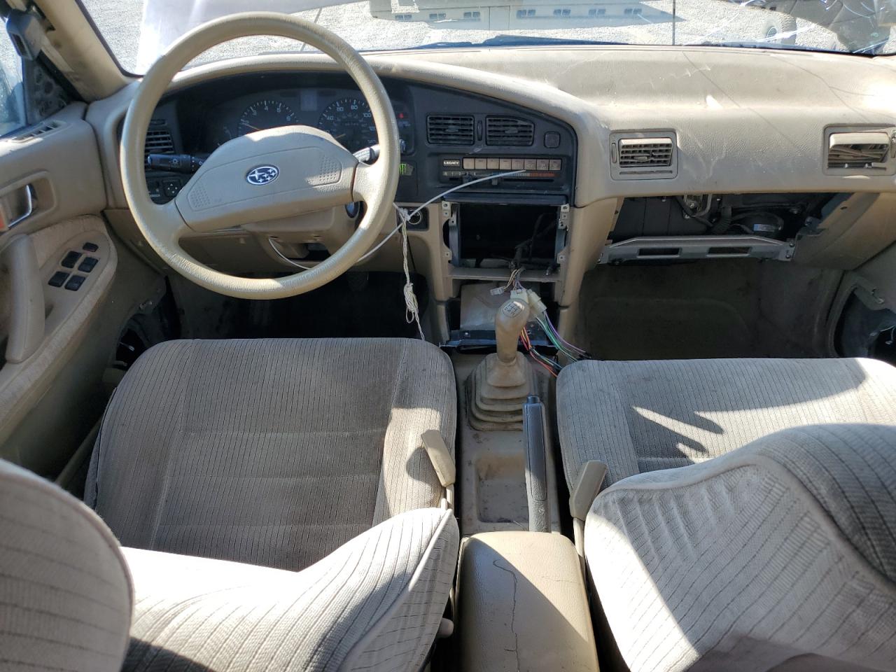 1992 Subaru Legacy L Maroon vin: 4S3BC6325N6605264