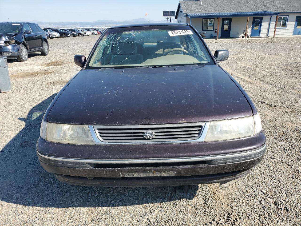 1992 Subaru Legacy L Maroon vin: 4S3BC6325N6605264
