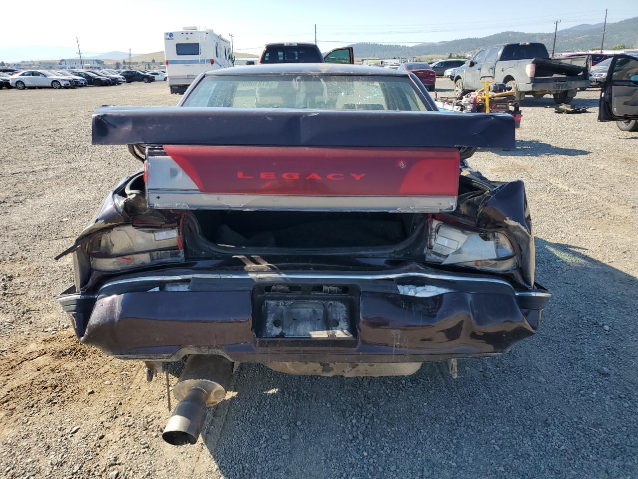 1992 Subaru Legacy L Maroon vin: 4S3BC6325N6605264