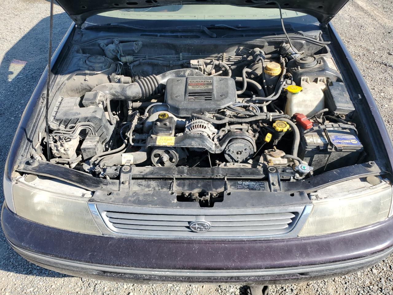 1992 Subaru Legacy L Maroon vin: 4S3BC6325N6605264
