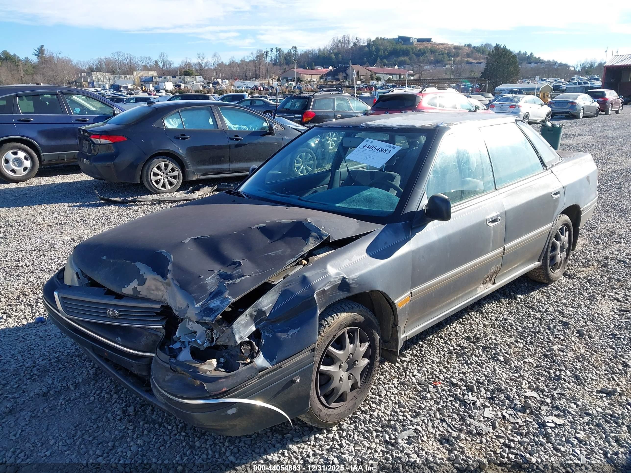 1992 Subaru Legacy L Gray vin: 4S3BC6325N9602248