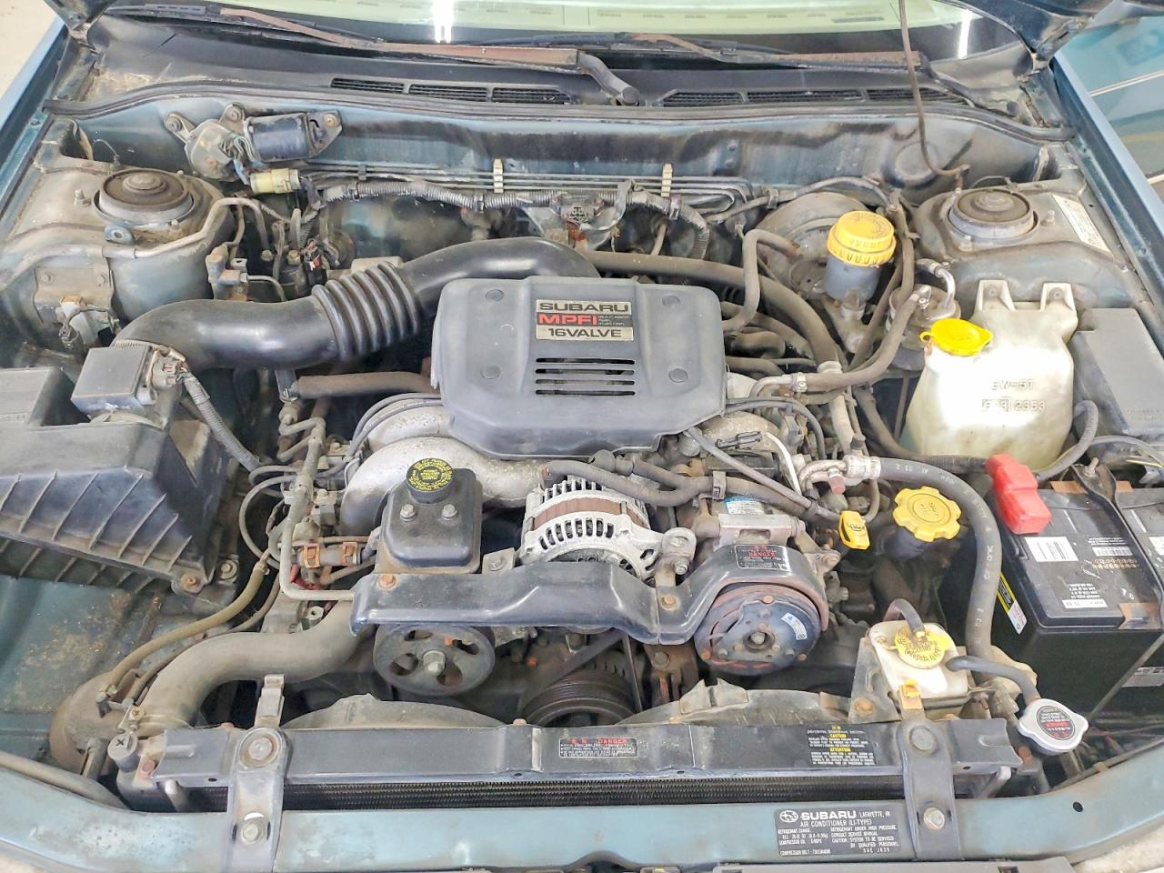 1992 Subaru Legacy L Teal vin: 4S3BC6325N9609927