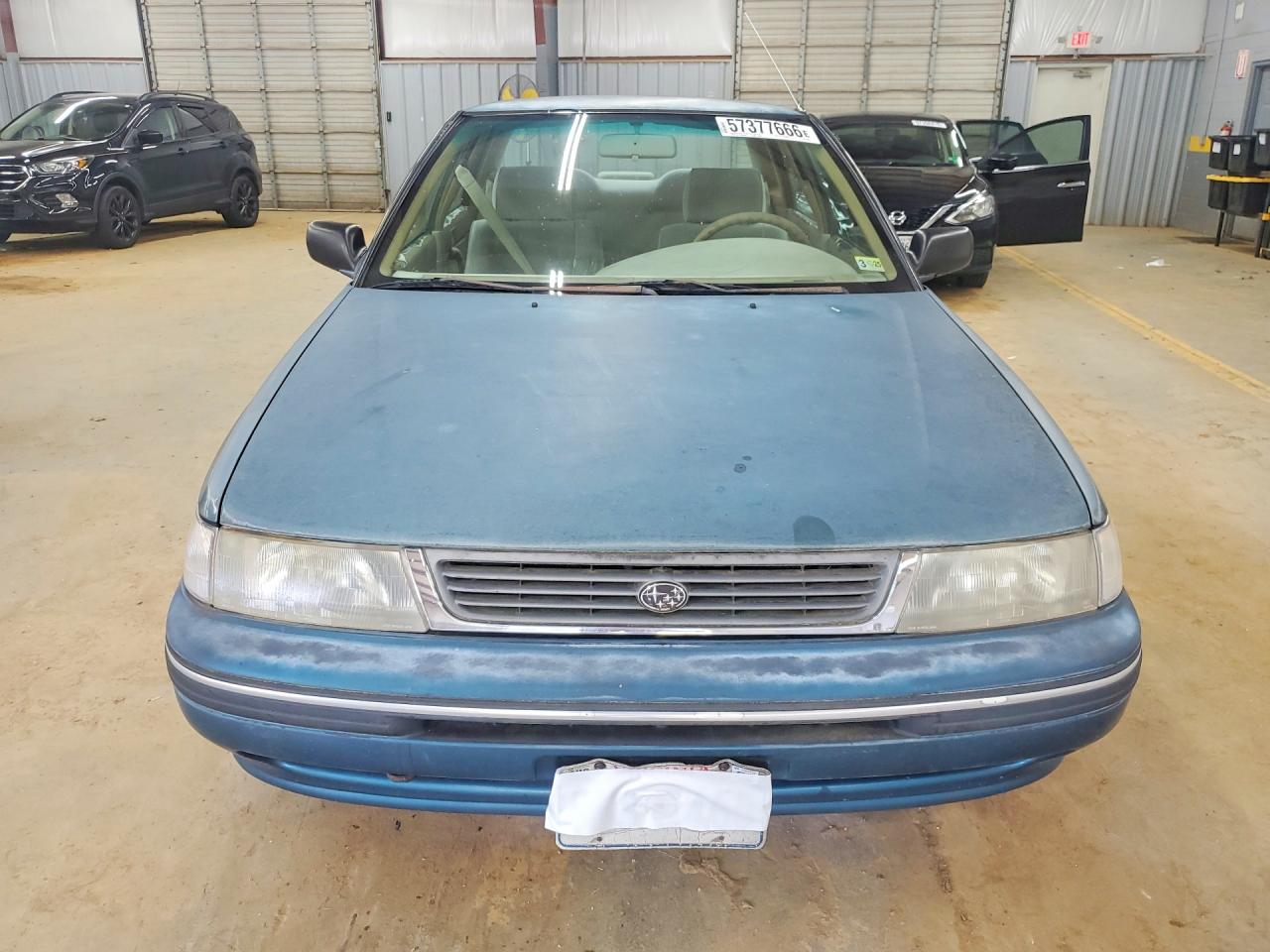 1992 Subaru Legacy L Teal vin: 4S3BC6325N9609927