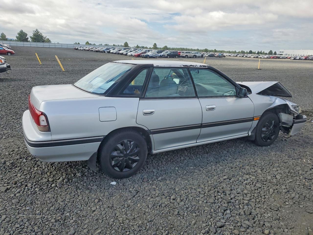 1993 Subaru Legacy L Gray vin: 4S3BC6333P7641265