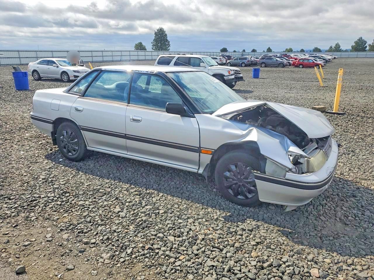1993 Subaru Legacy L Gray vin: 4S3BC6333P7641265