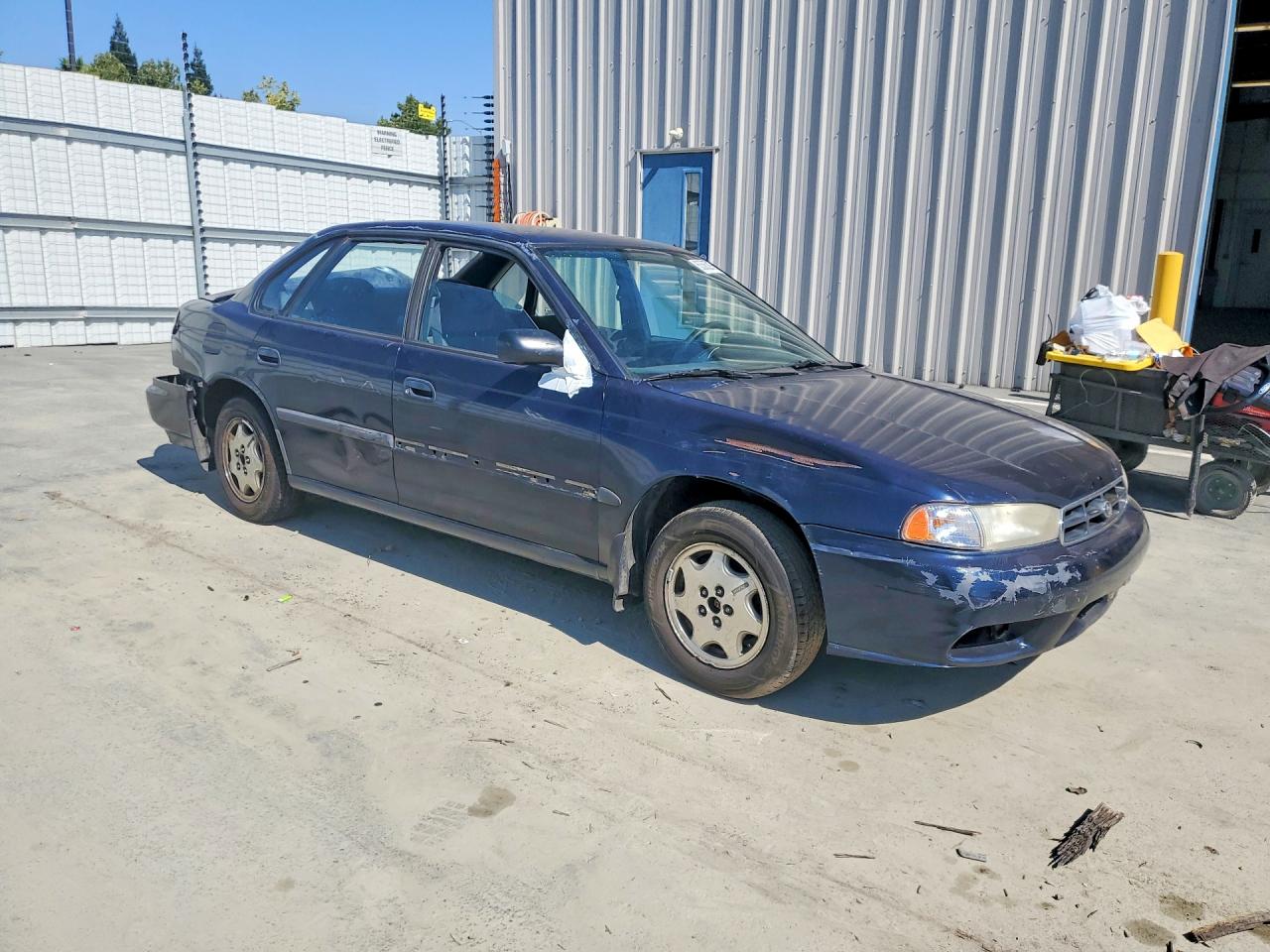 1998 Subaru Legacy L Blue vin: 4S3BD4352W7211549