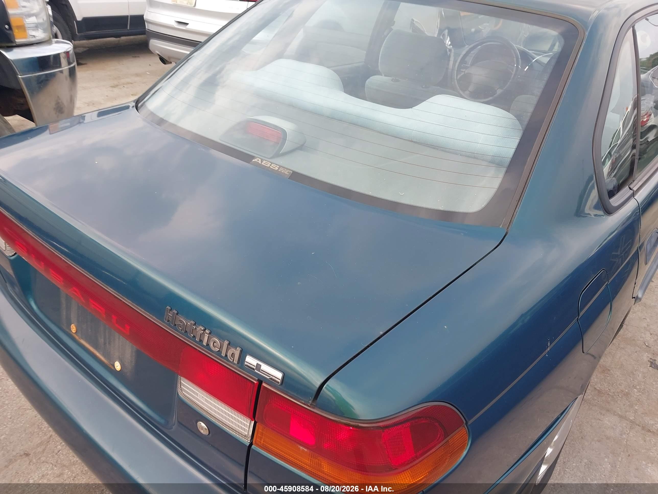 1996 Subaru Legacy L Blue vin: 4S3BD4354T7203738