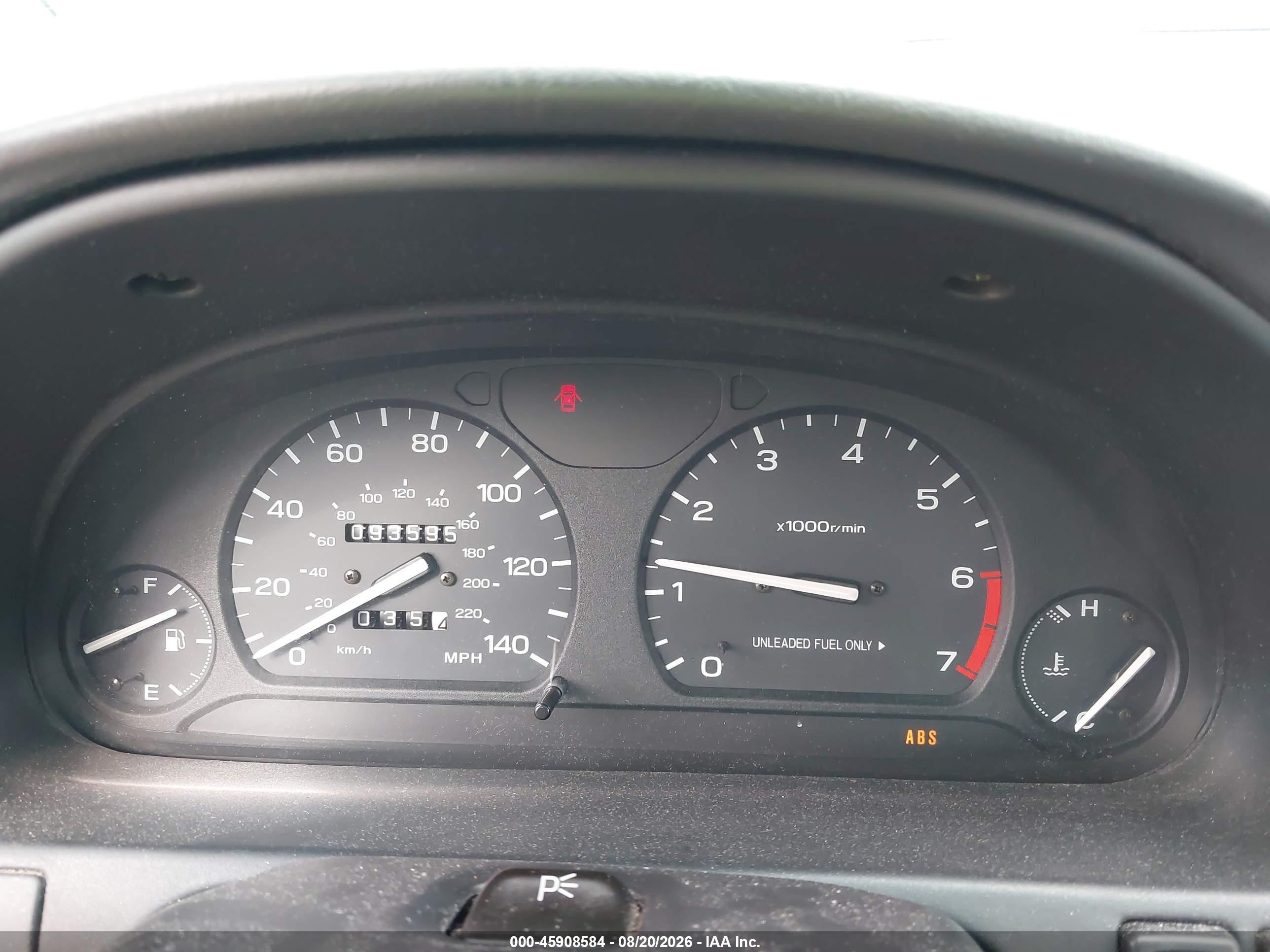 1996 Subaru Legacy L Blue vin: 4S3BD4354T7203738