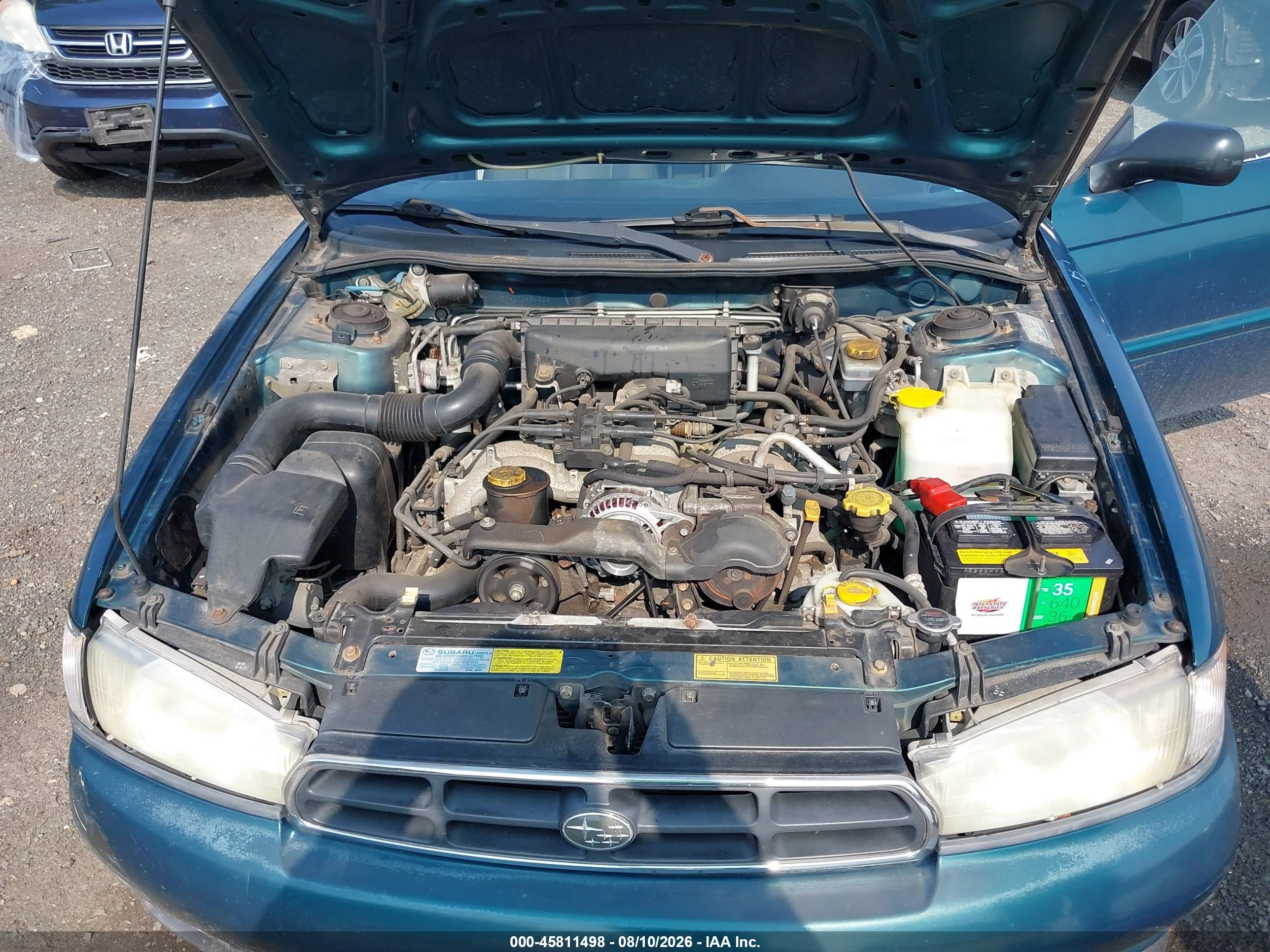 1999 Subaru Legacy 30th Ann. L/l Green vin: 4S3BD4354X7263430