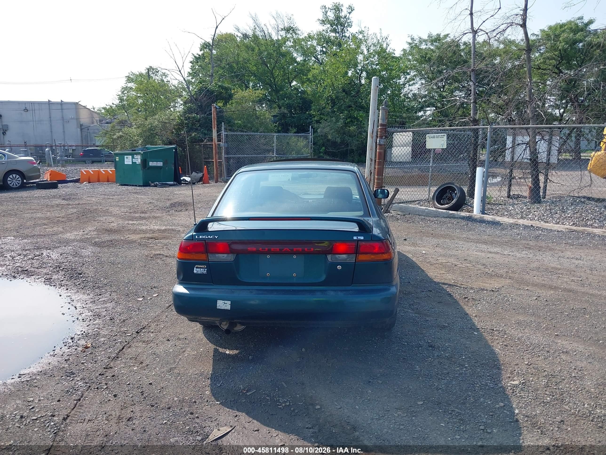 1999 Subaru Legacy 30th Ann. L/l Green vin: 4S3BD4354X7263430