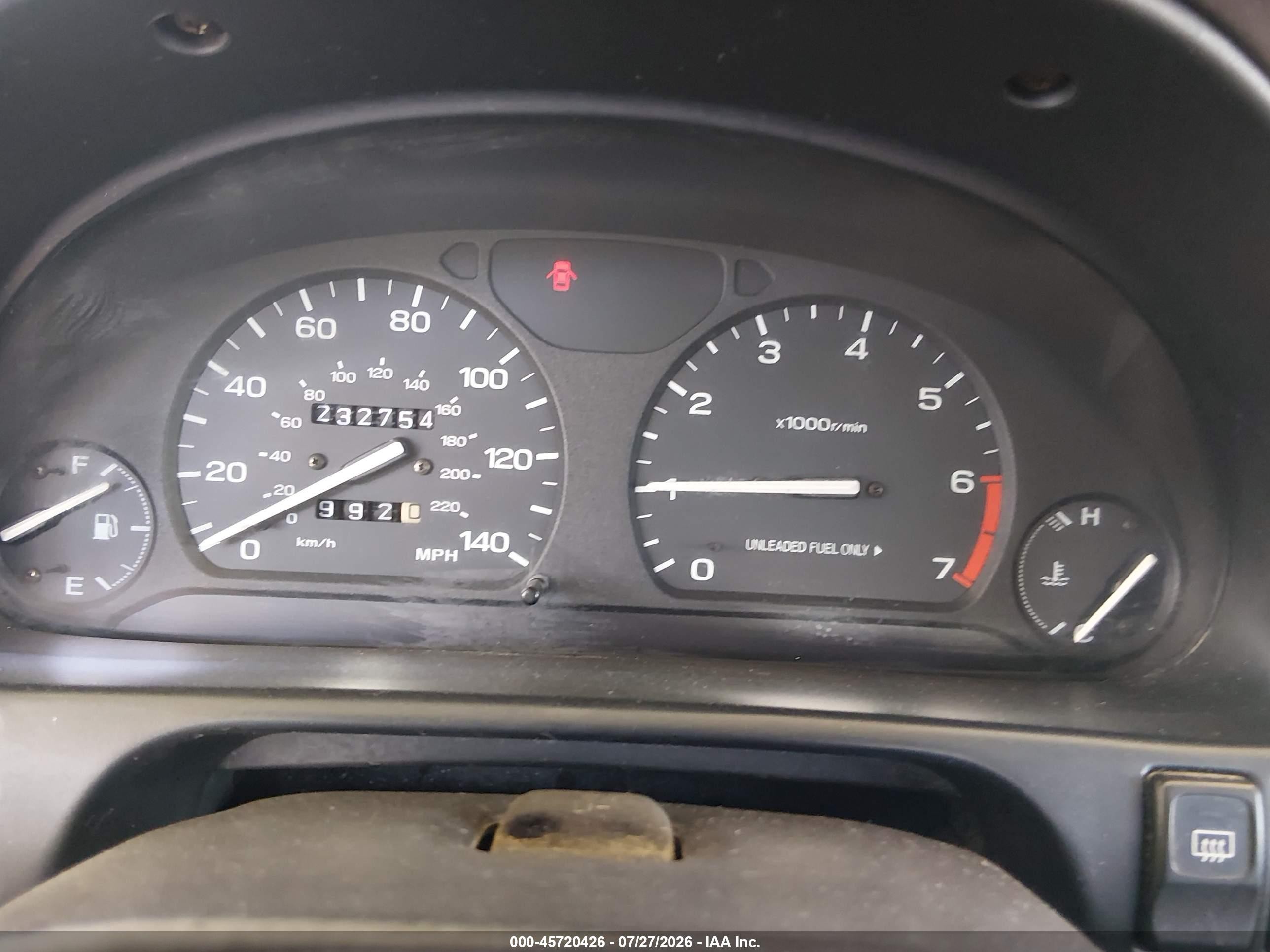 1995 Subaru Legacy L Maroon vin: 4S3BD6352S7221861