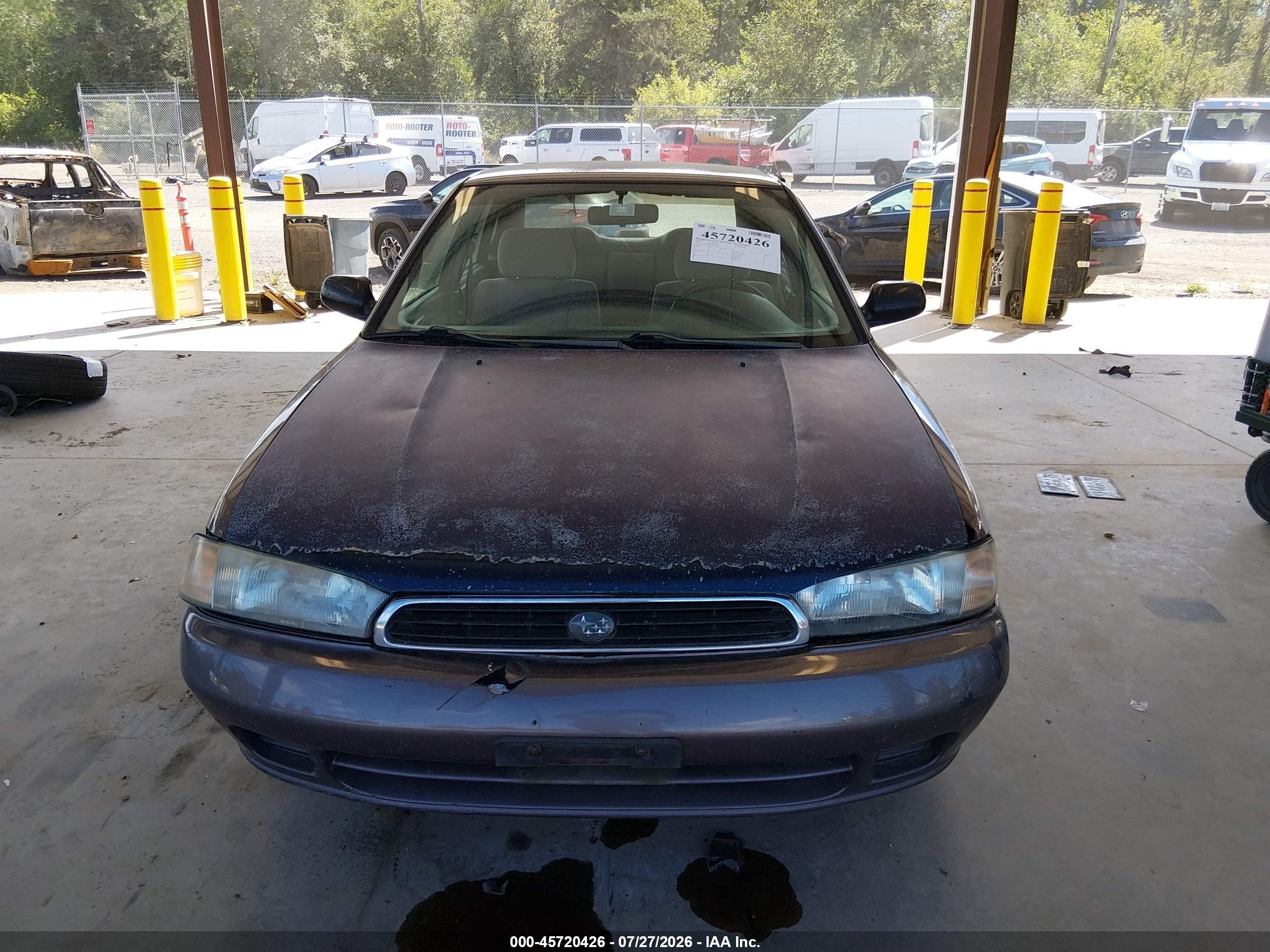 1995 Subaru Legacy L Maroon vin: 4S3BD6352S7221861