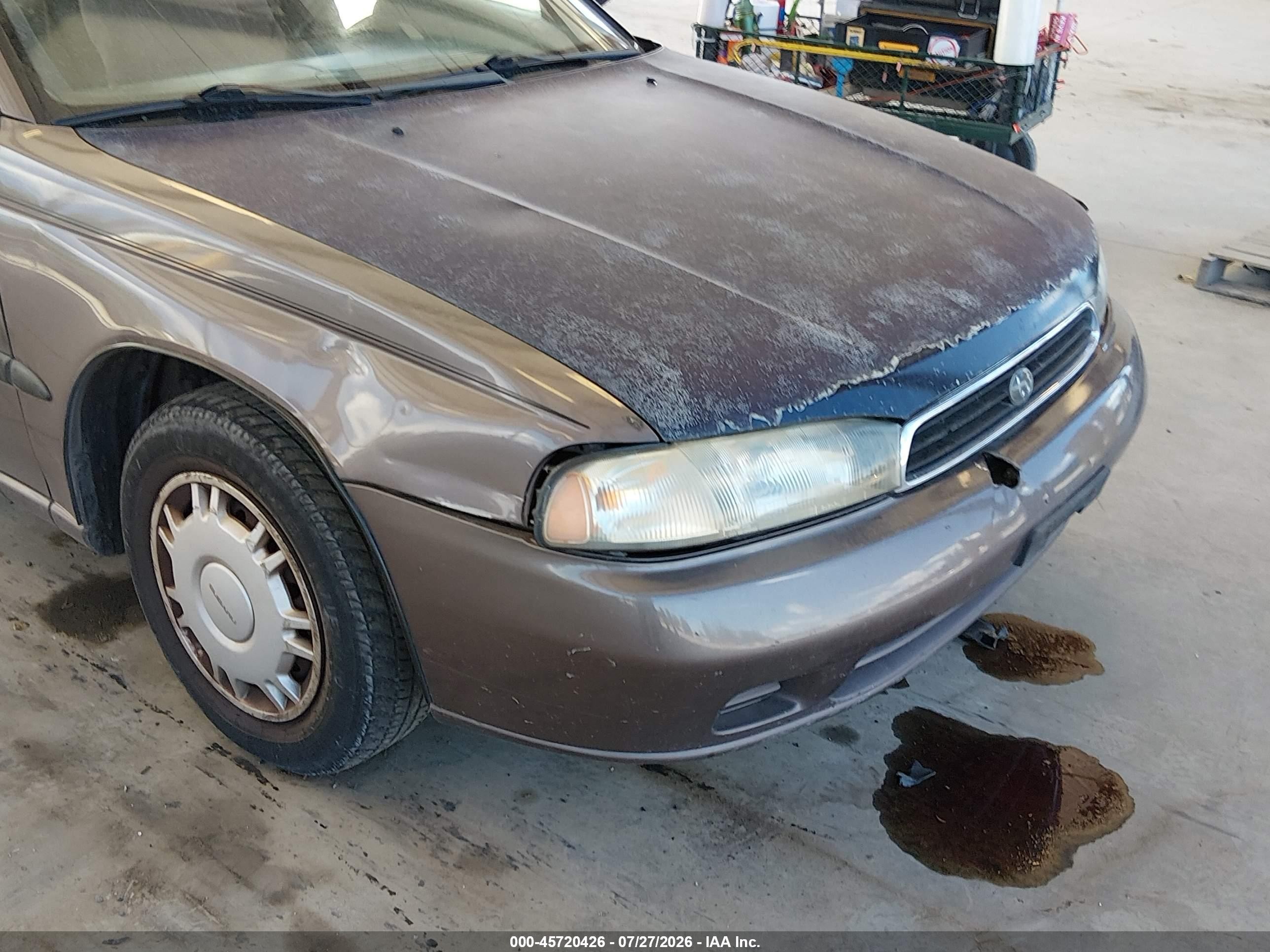 1995 Subaru Legacy L Maroon vin: 4S3BD6352S7221861