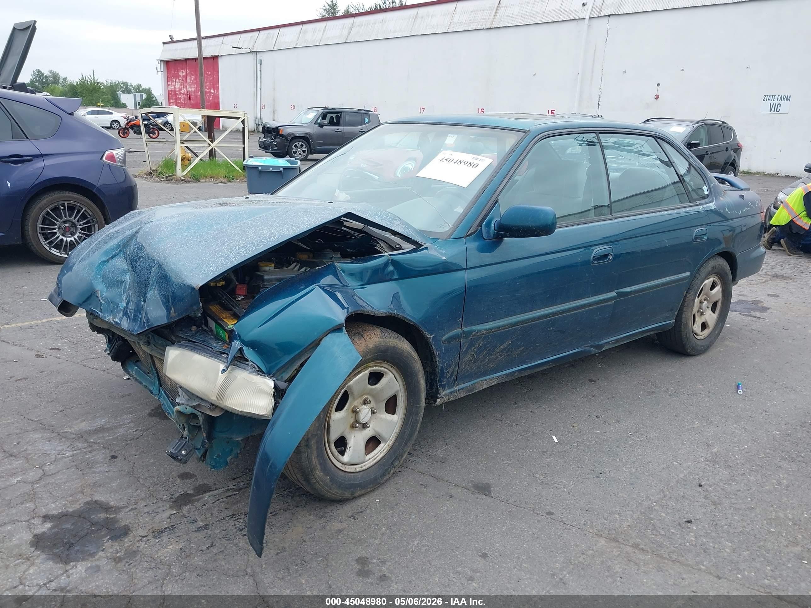 1995 Subaru Legacy Ls/lsi Green vin: 4S3BD6555S7212519
