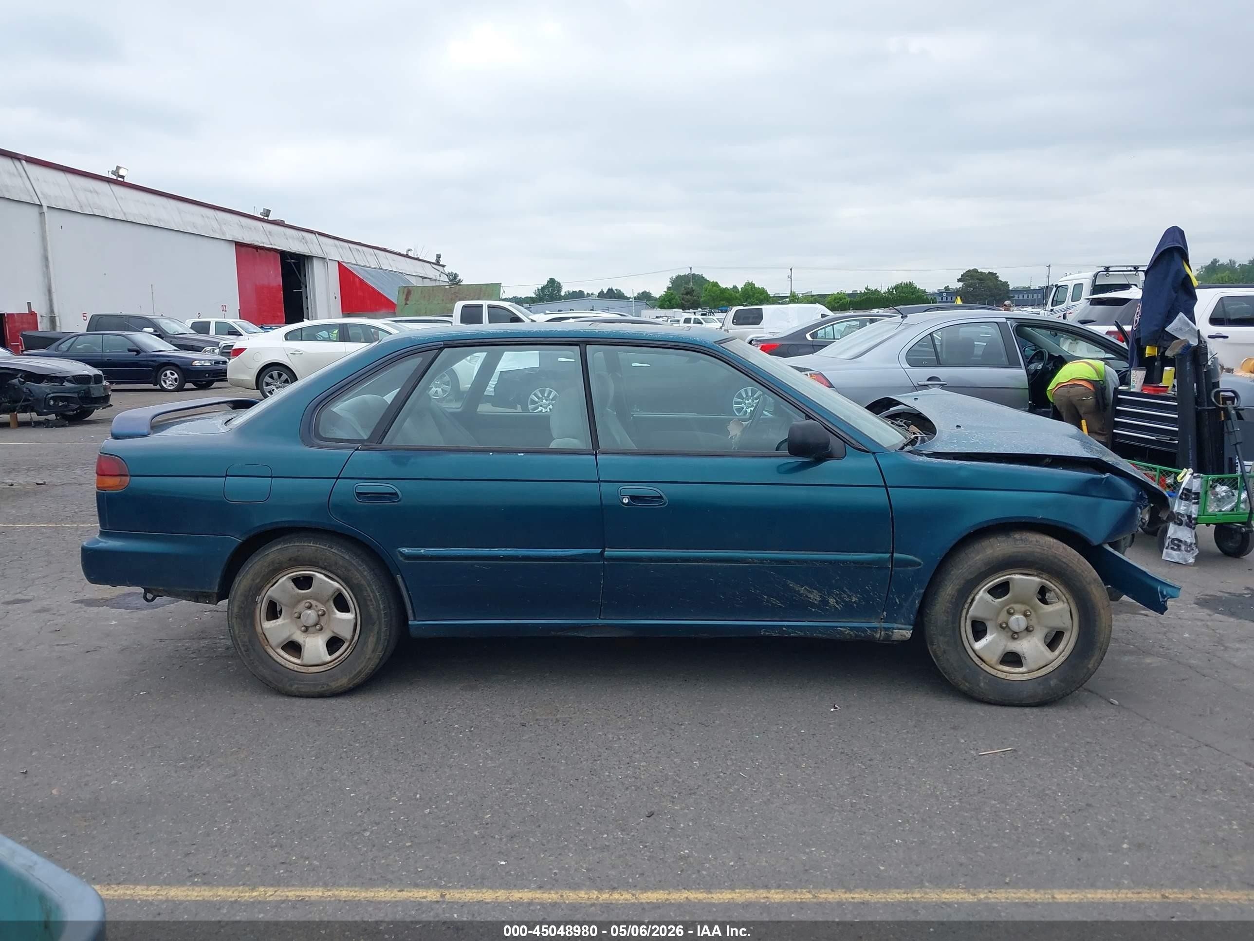 1995 Subaru Legacy Ls/lsi Green vin: 4S3BD6555S7212519