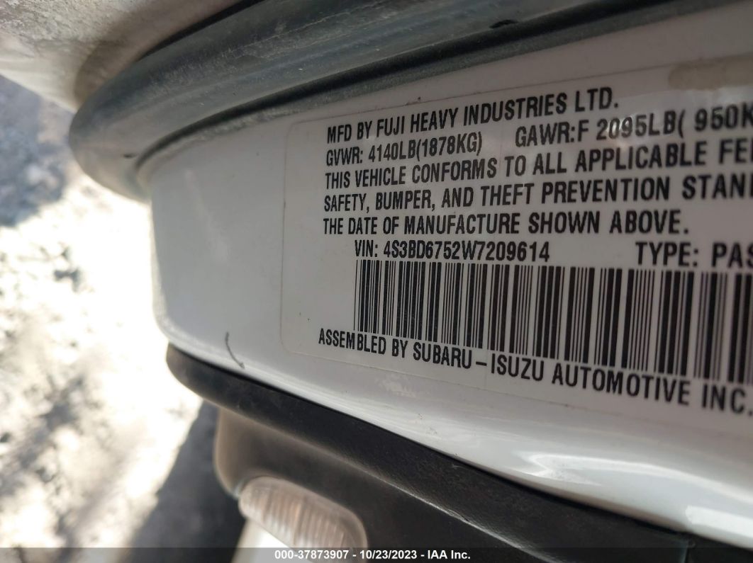 Precio e Historial 1998 Subaru Legacy Gt/gt Limited 2.5l H-4 Dohc