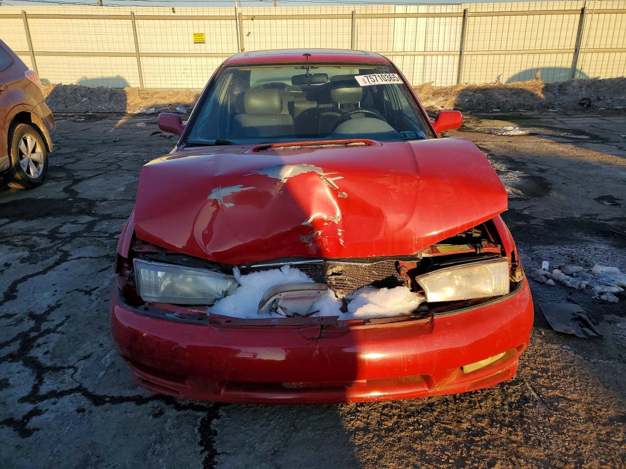 1998 Subaru Legacy Gt Red vin: 4S3BD6756W7210183