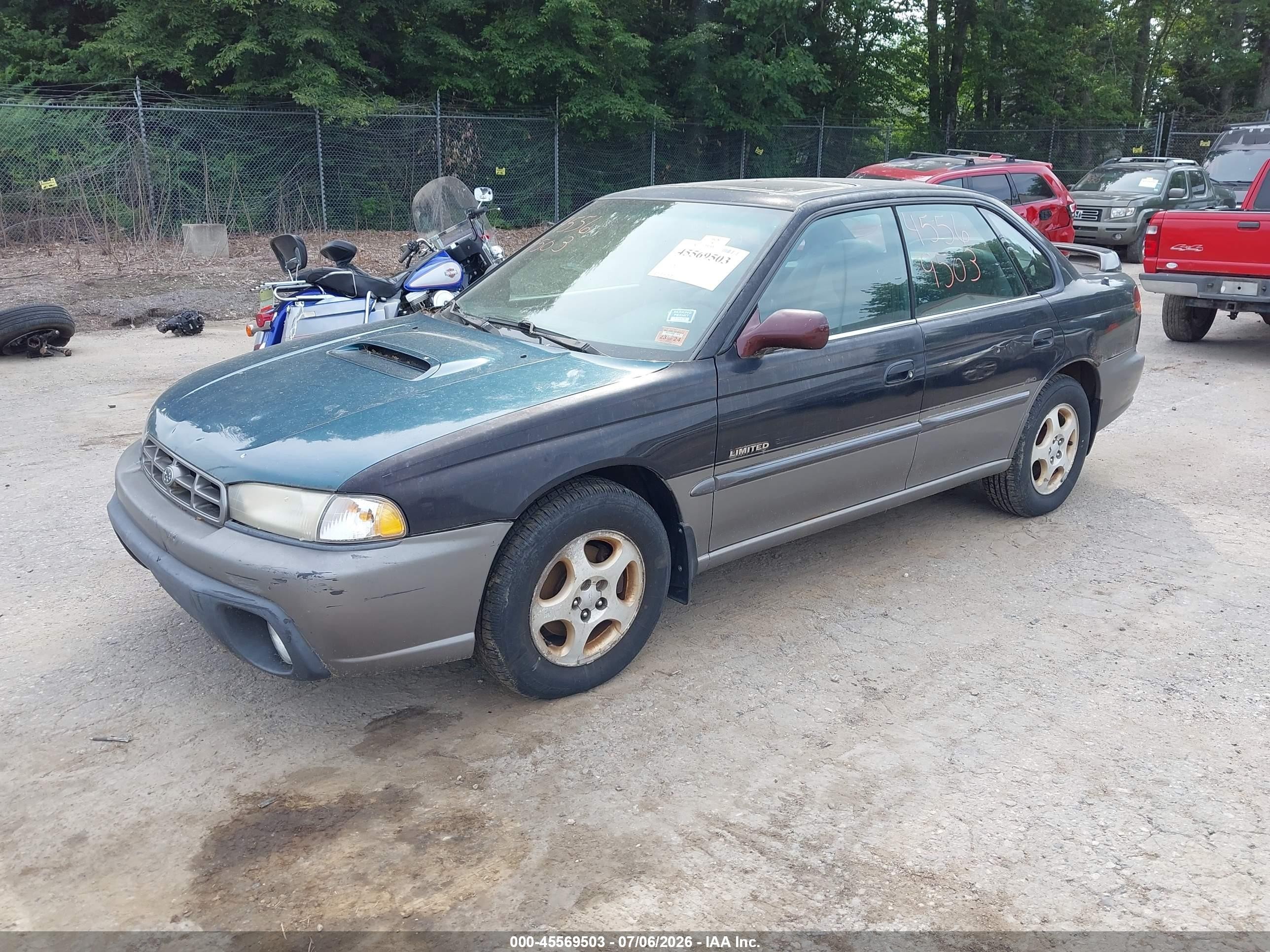 1999 Subaru Legacy 30th Ann. Sus/30th Ann. Sus Ltd. Blue vin: 4S3BD6858X7254265