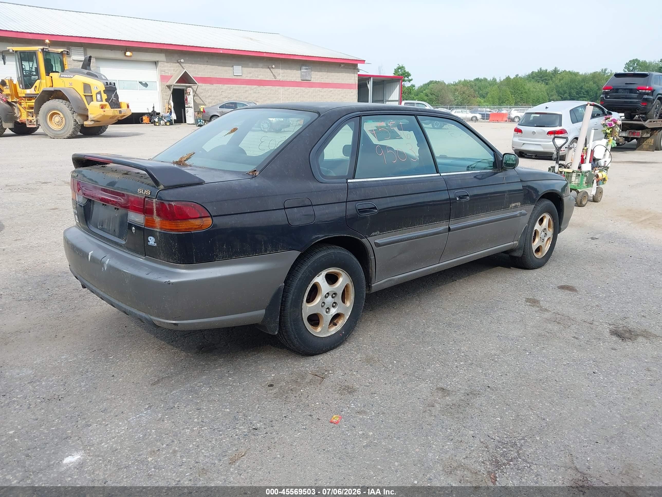 1999 Subaru Legacy 30th Ann. Sus/30th Ann. Sus Ltd. Blue vin: 4S3BD6858X7254265