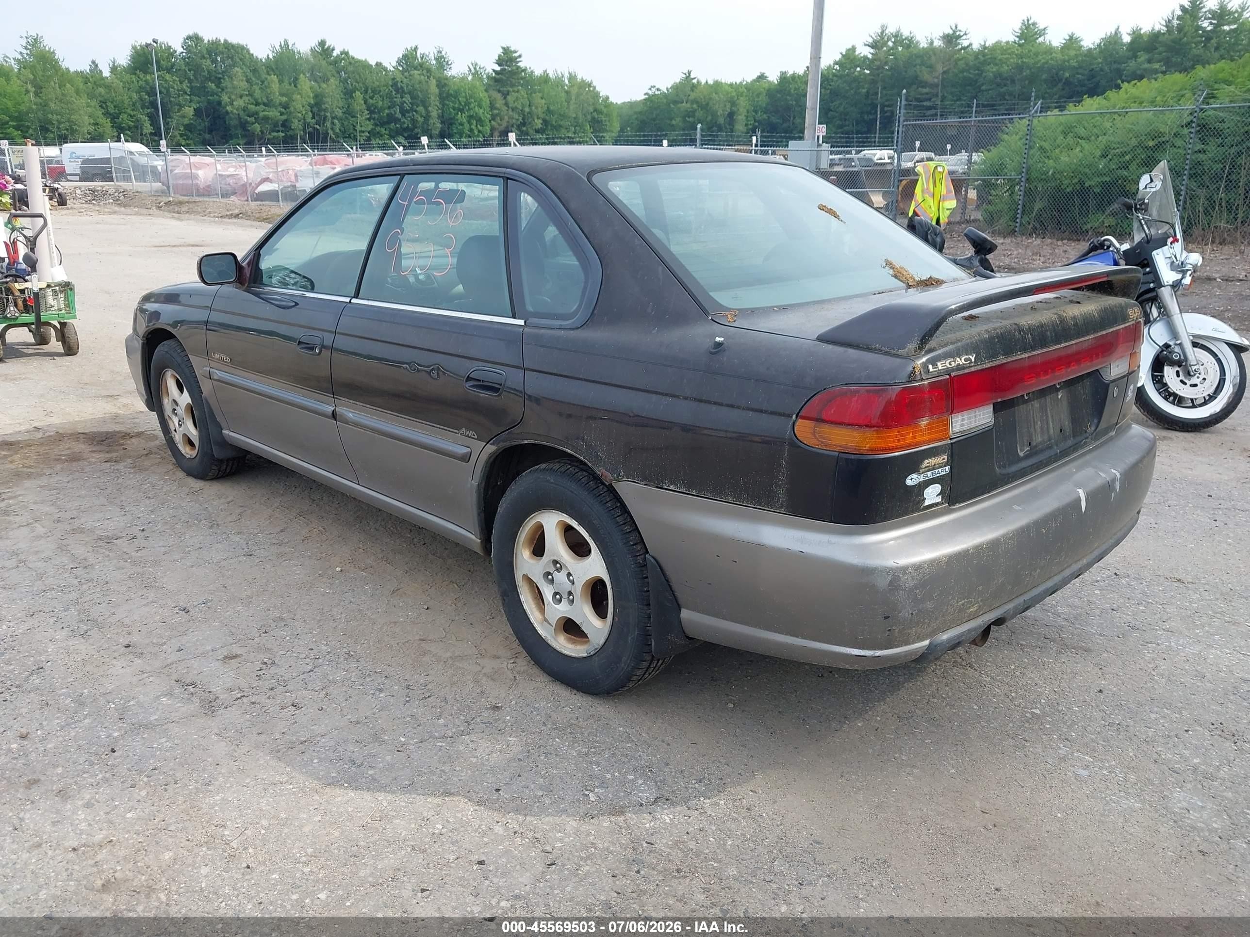 1999 Subaru Legacy 30th Ann. Sus/30th Ann. Sus Ltd. Blue vin: 4S3BD6858X7254265