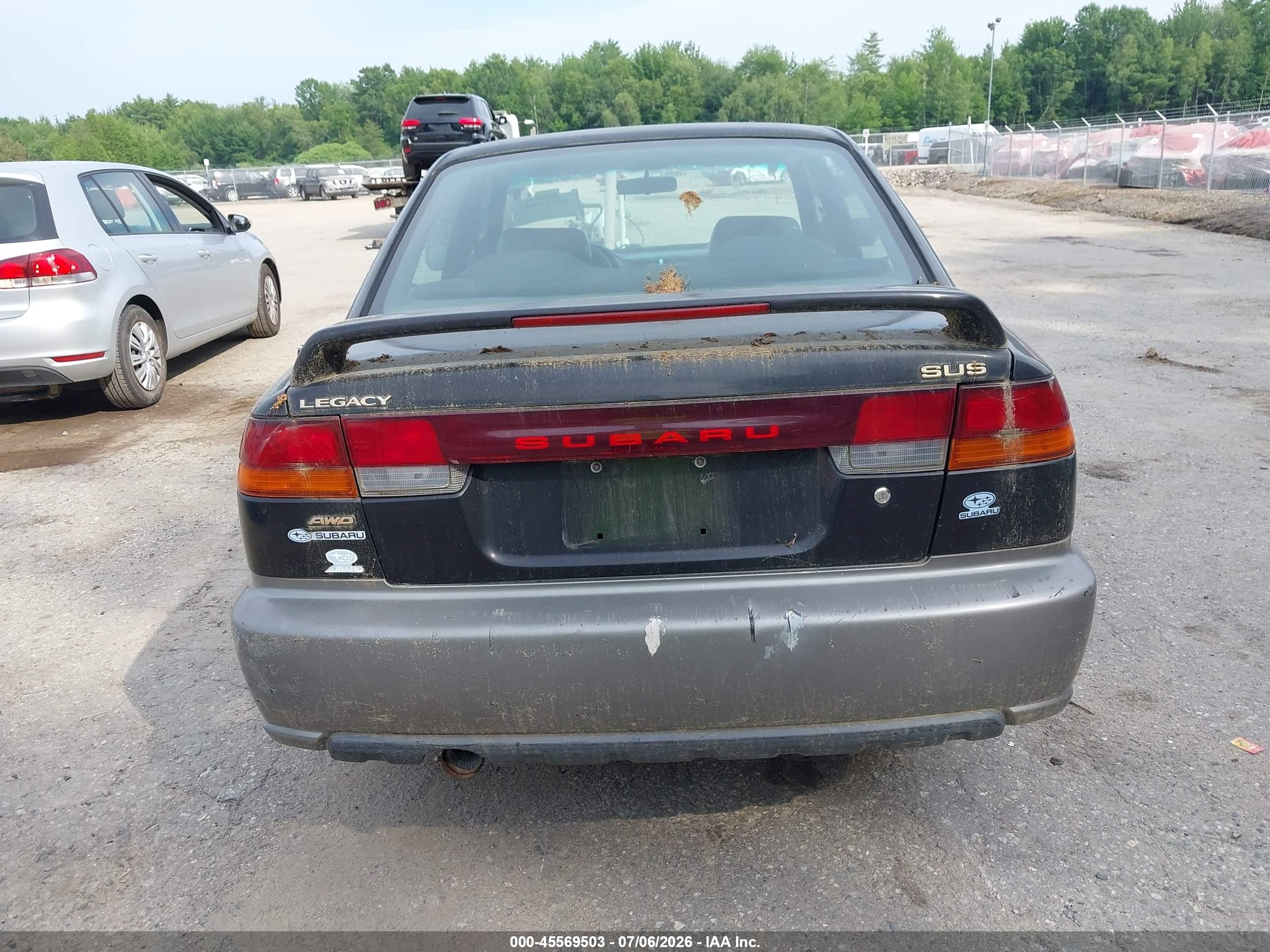 1999 Subaru Legacy 30th Ann. Sus/30th Ann. Sus Ltd. Blue vin: 4S3BD6858X7254265