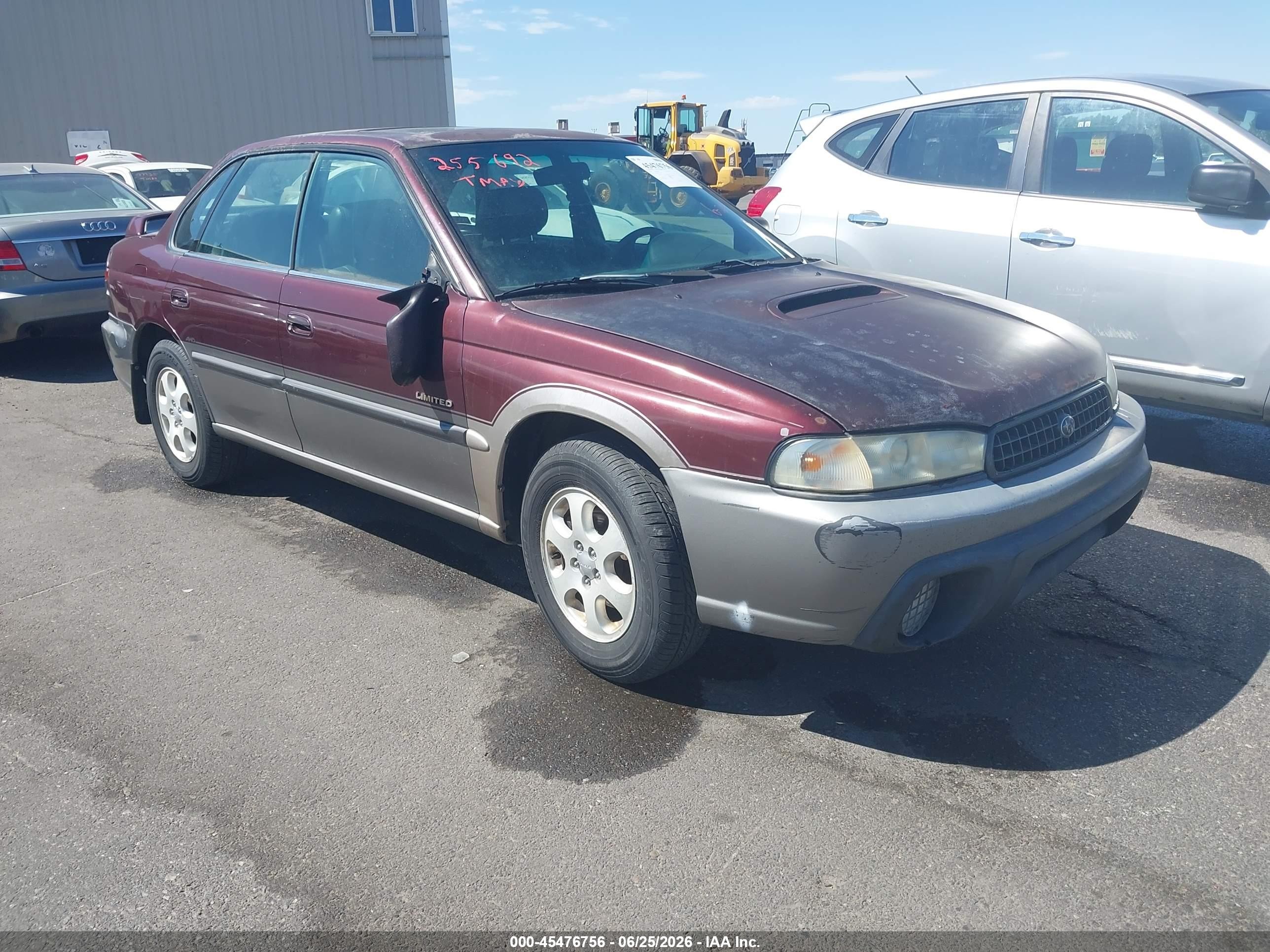 1999 Subaru Legacy 30th Ann. Sus/30th Ann. Sus Ltd. Red vin: 4S3BD685XX7255692