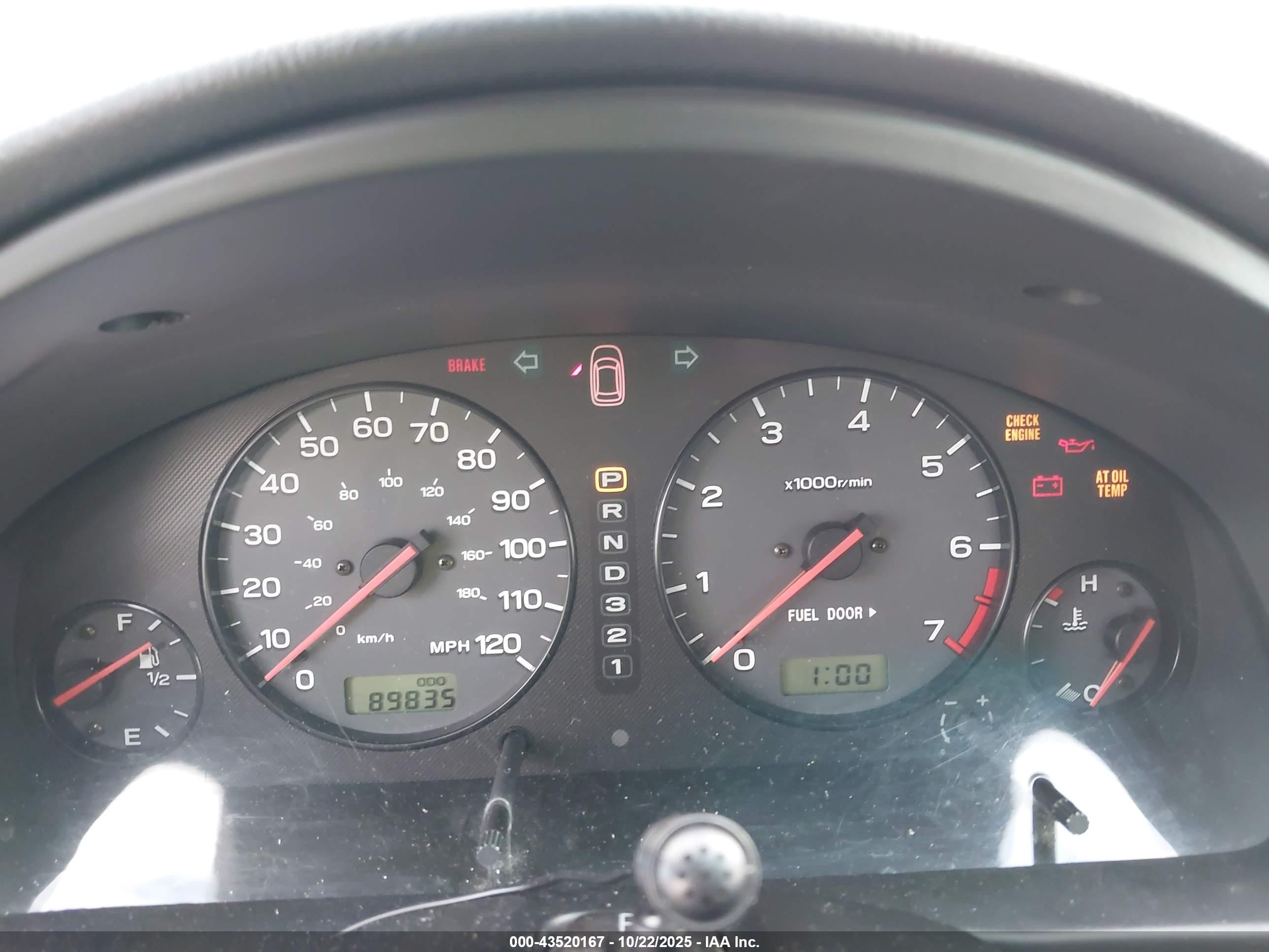 2000 Subaru Legacy L White vin: 4S3BE6350Y7205731