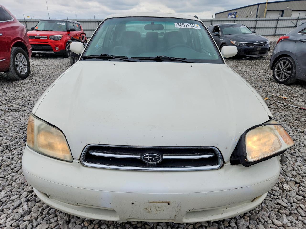 2000 Subaru Legacy L White vin: 4S3BE6352Y7203558