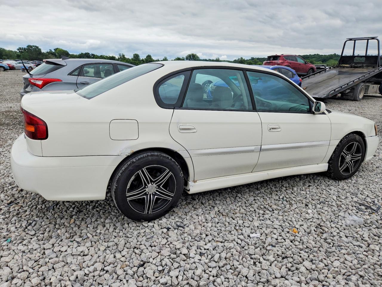 2000 Subaru Legacy L White vin: 4S3BE6352Y7203558