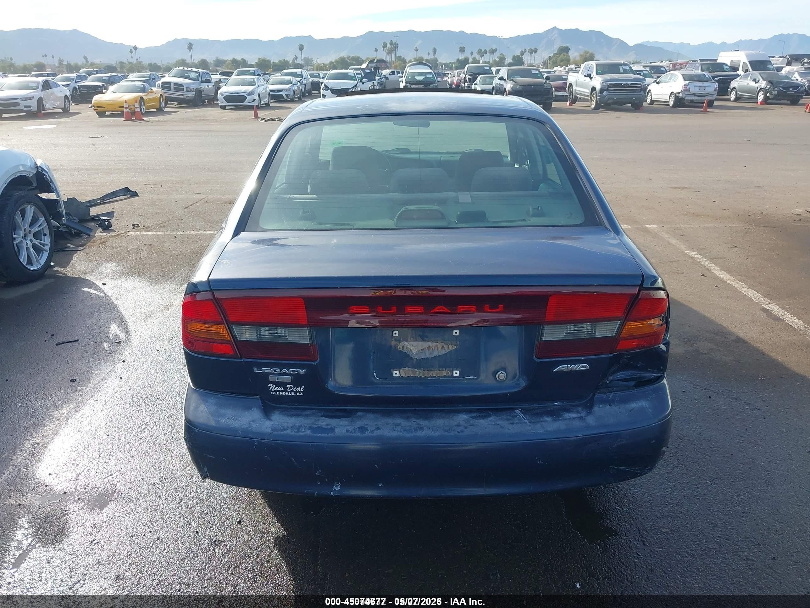 2003 Subaru Legacy L/l W/special Edition Package Blue vin: 4S3BE635437204560