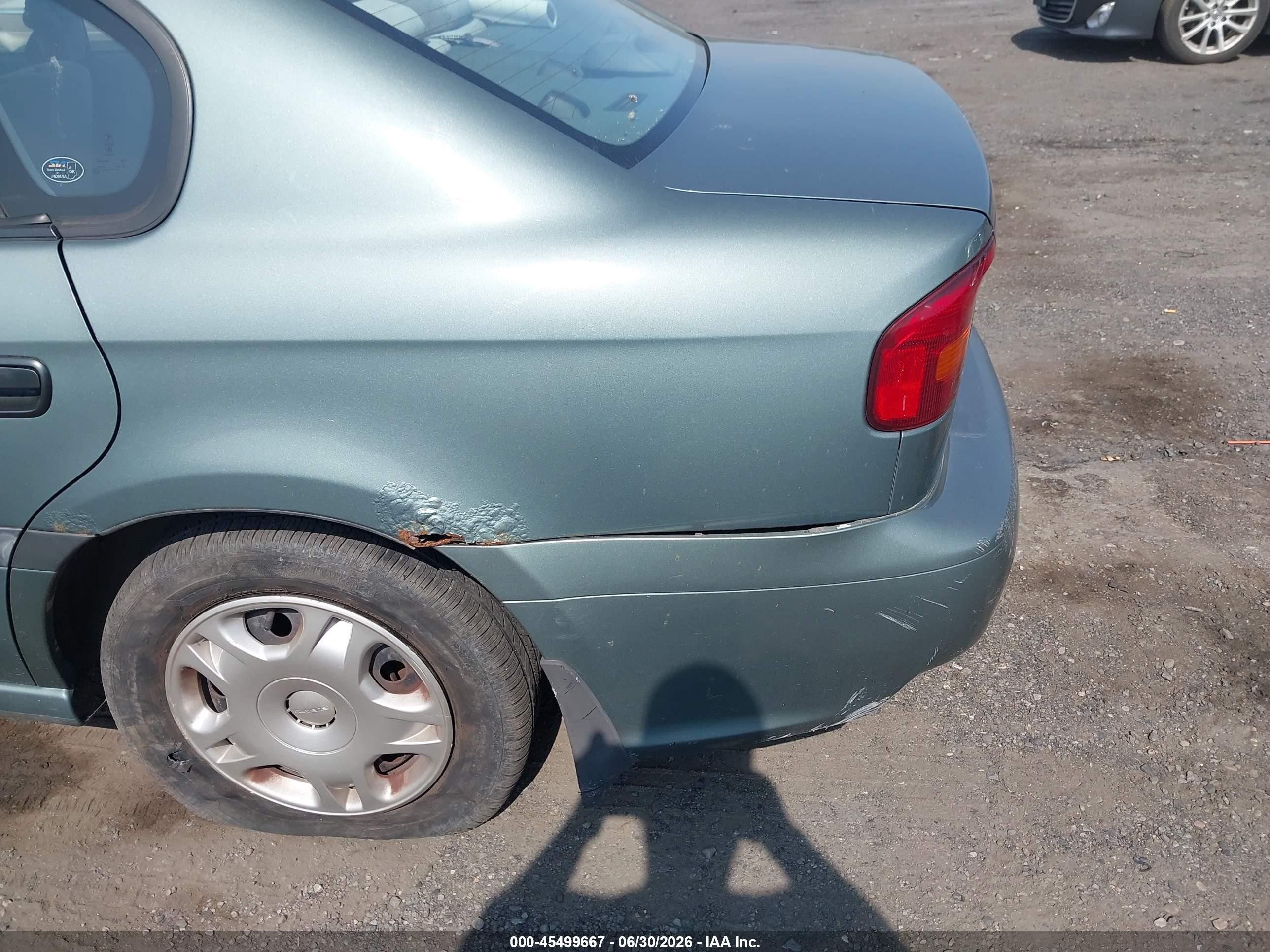 2000 Subaru Legacy L Green vin: 4S3BE6355Y7218233